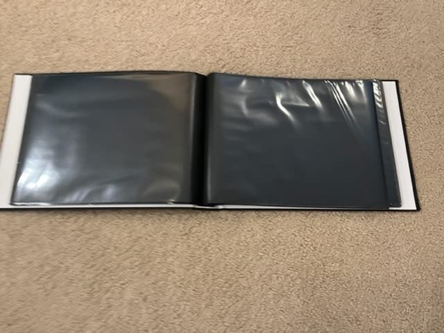 Aevdor 8x10 Photo Album 168 Pockets Holds 168 Photos, Large Capacity Leather Cover, Photo Book for Family Wedding Baby Party Holiday and Christmas Pictures, Black customer photo 1