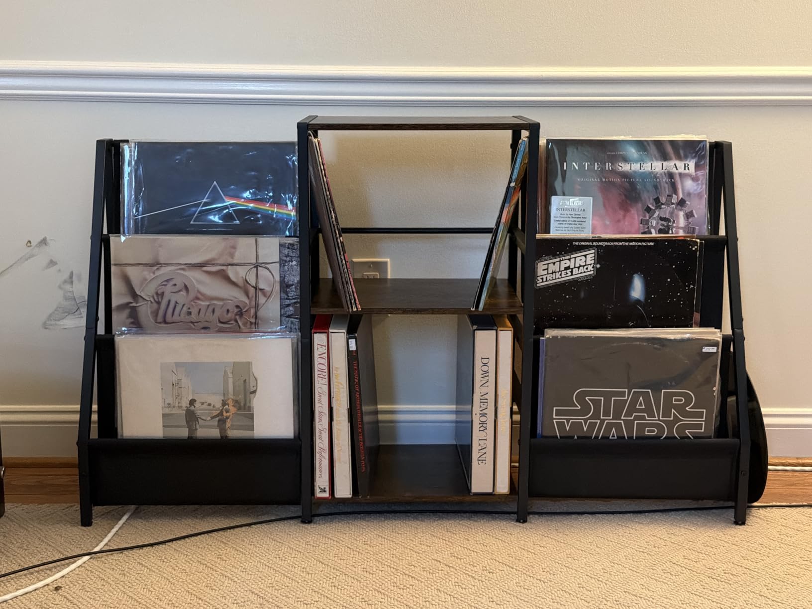 Record Player Stand with Vinyl Storage, Record Player Table with Vinyl Record Storage Up to 280 Albums, Turntable Stand with Record Holder Display Shelf, Record Cabinet for Media Stereo Audio customer photo 1