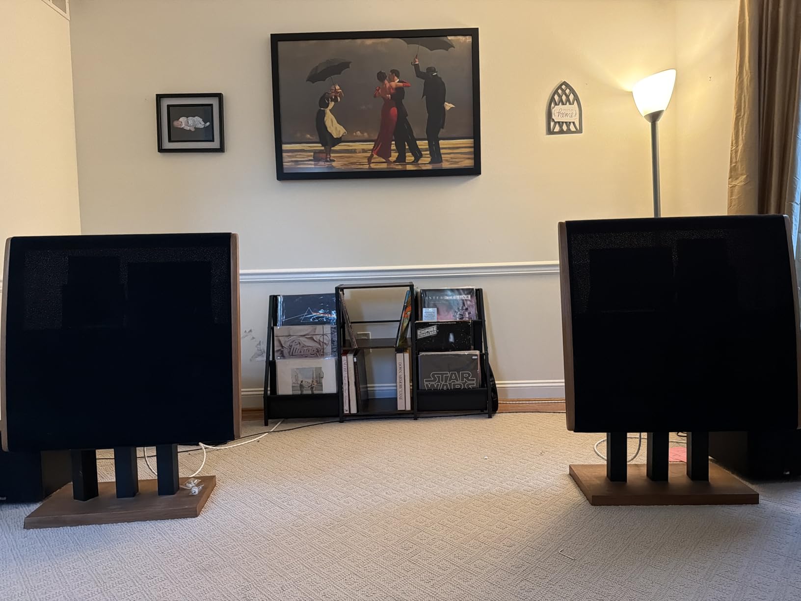Record Player Stand with Vinyl Storage, Record Player Table with Vinyl Record Storage Up to 280 Albums, Turntable Stand with Record Holder Display Shelf, Record Cabinet for Media Stereo Audio customer photo 2