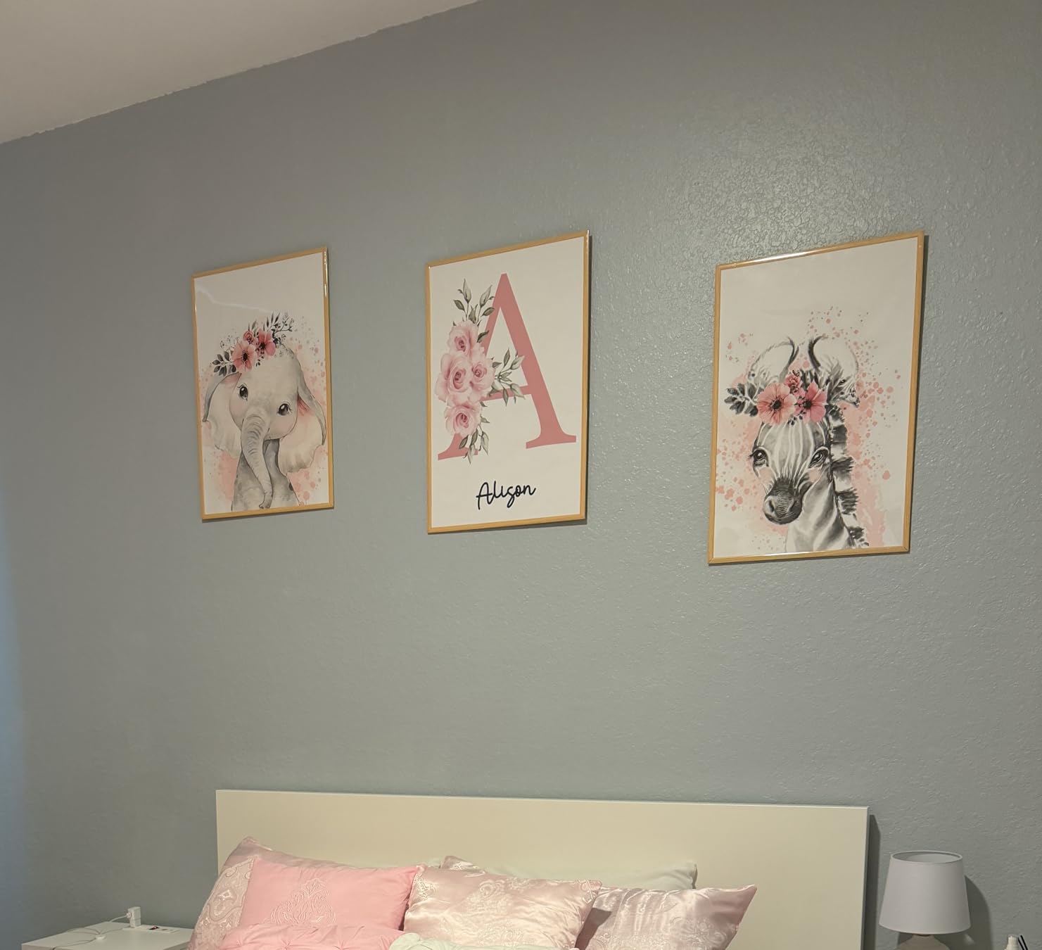 upsimples 24x36 Poster Frame Black 3 Pack, Scratch-Proof Picture Frames 24 x 36 for Photo Gallery - Slide-In Strips, Horizontal or Vertical Wall Mounting customer photo 1