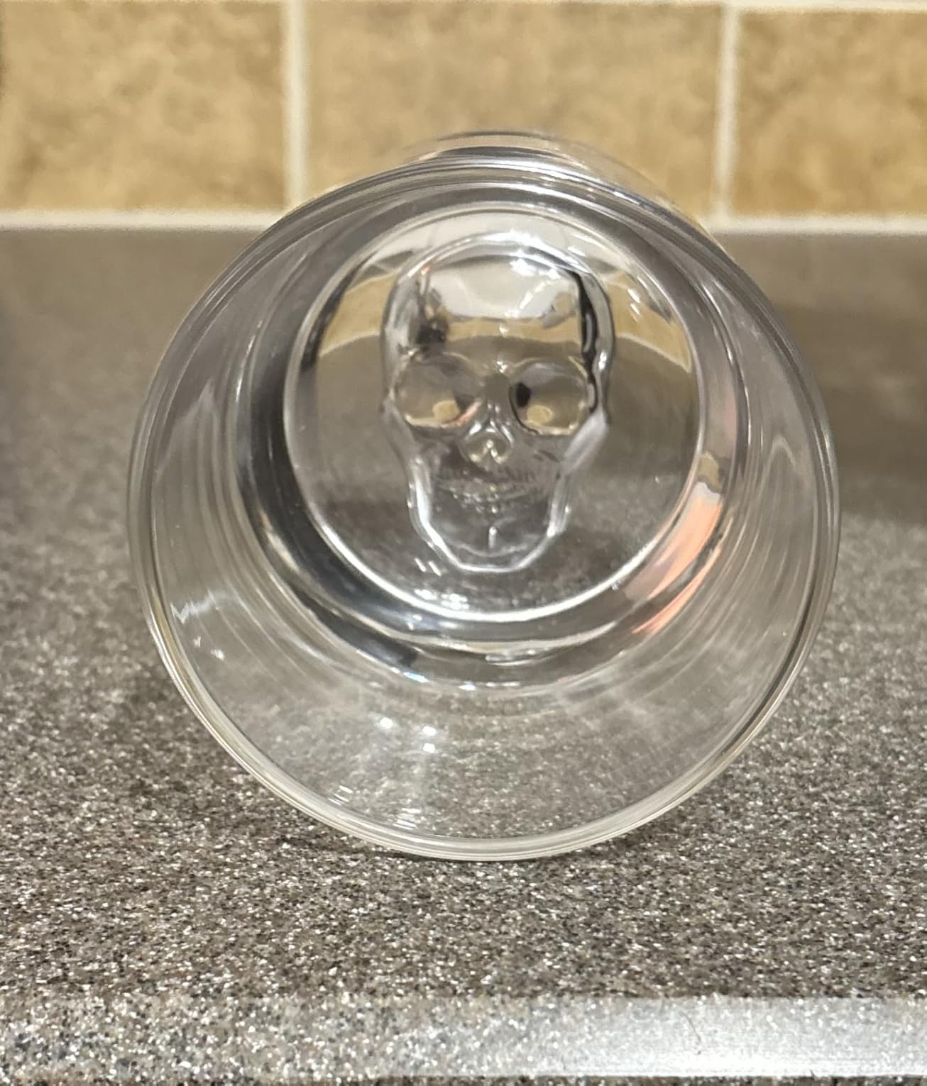 Hand Blown Crystal Skull Whiskey Glasses, Set of 2 Bourbon Glasses In Gift Box - 10 Oz Old Fashioned Glasses for Scotch, Cocktail, Rum - Perfect Gifts for Halloween, Christmas, Thanksgiving for Men customer photo 1