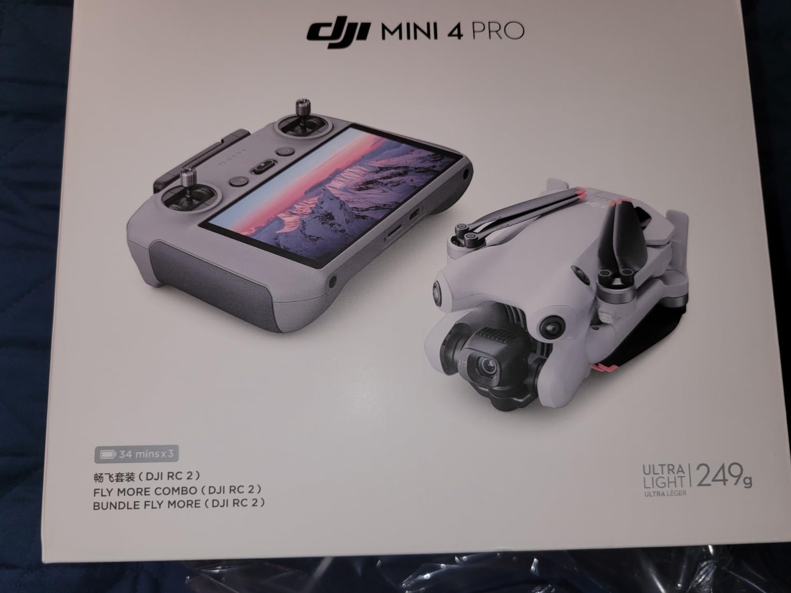 DJI Mini 4 Pro Fly More Combo Plus with DJI RC 2, Drones with Camera for Adults 4K, 3 Intelligent Flight Battery Plus for up to 135 Mins Flight Time, Smart Return to Home customer photo 2