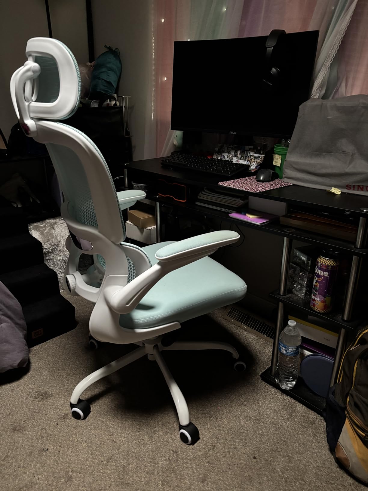 TRALT Office Chair Ergonomic Desk Chair, 330 LBS Home Mesh Office Desk Chairs with Wheels, Comfortable Gaming Chairs (Black) customer photo 1