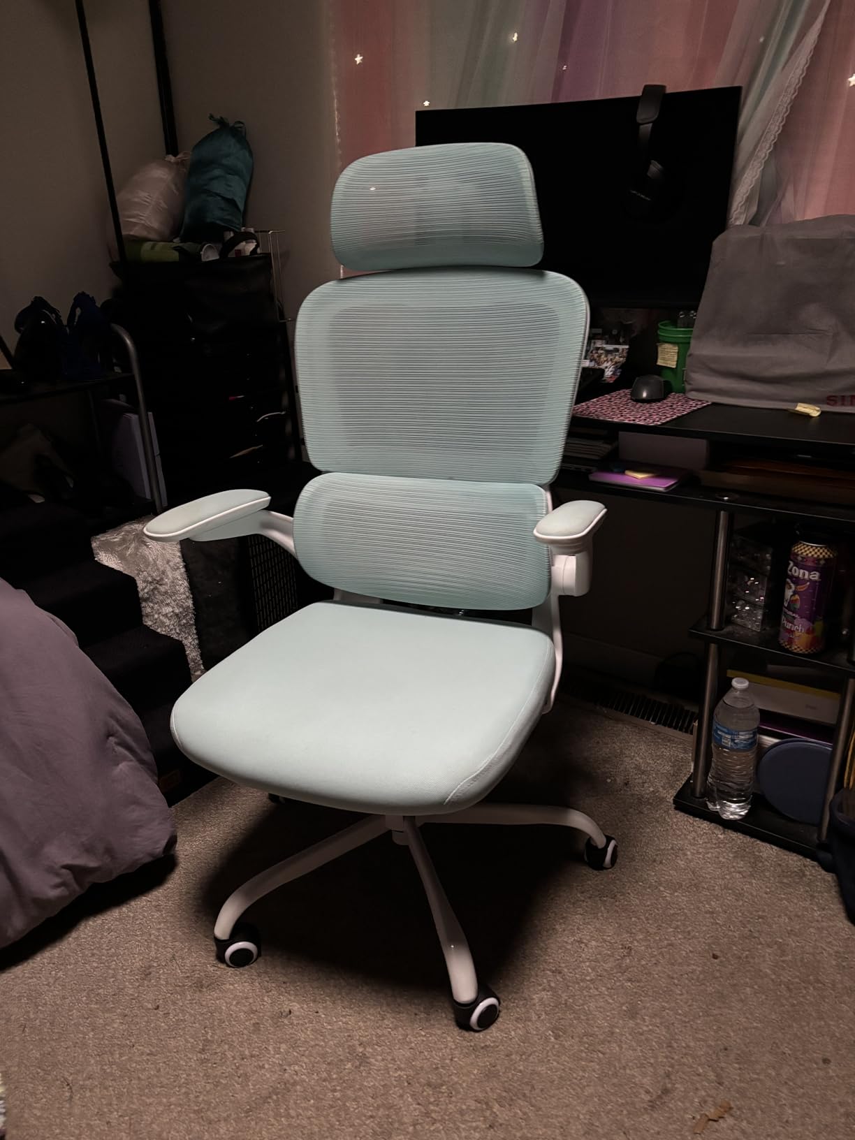 TRALT Office Chair Ergonomic Desk Chair, 330 LBS Home Mesh Office Desk Chairs with Wheels, Comfortable Gaming Chairs (Black) customer photo 2