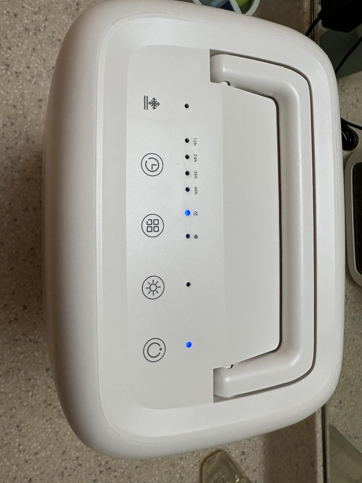 60 OZ Dehumidifiers for Home, Dual-Semiconductor Quiet Dehumidifier with Timer Sleep Mode Auto-Off 7 Colors Light Portable Small Dehumidifiers for Bathroom, Cloakroom, RV customer photo 2