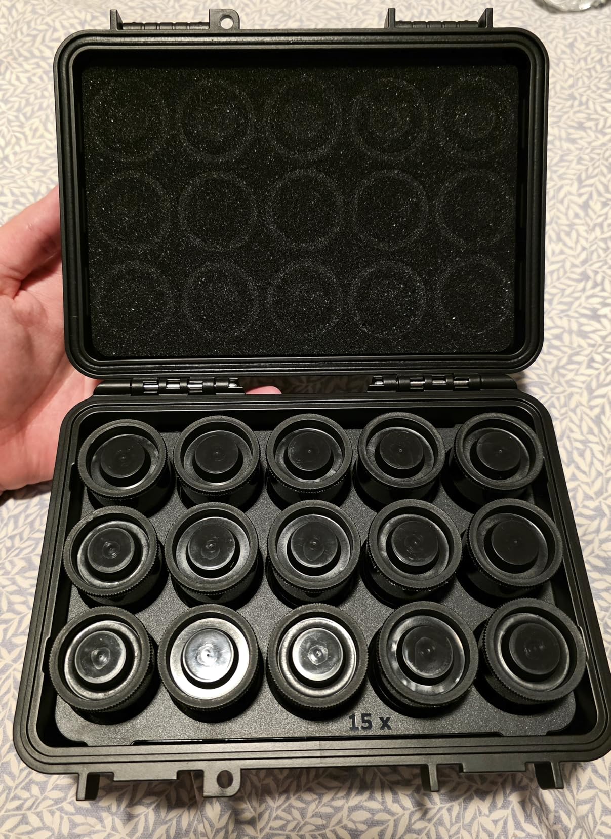 JJC Heavy Duty 35mm Film Case for 15 Rolls of 35mm Films, IP67 Waterproof and Light-Sealed 135 Film Container customer photo 2