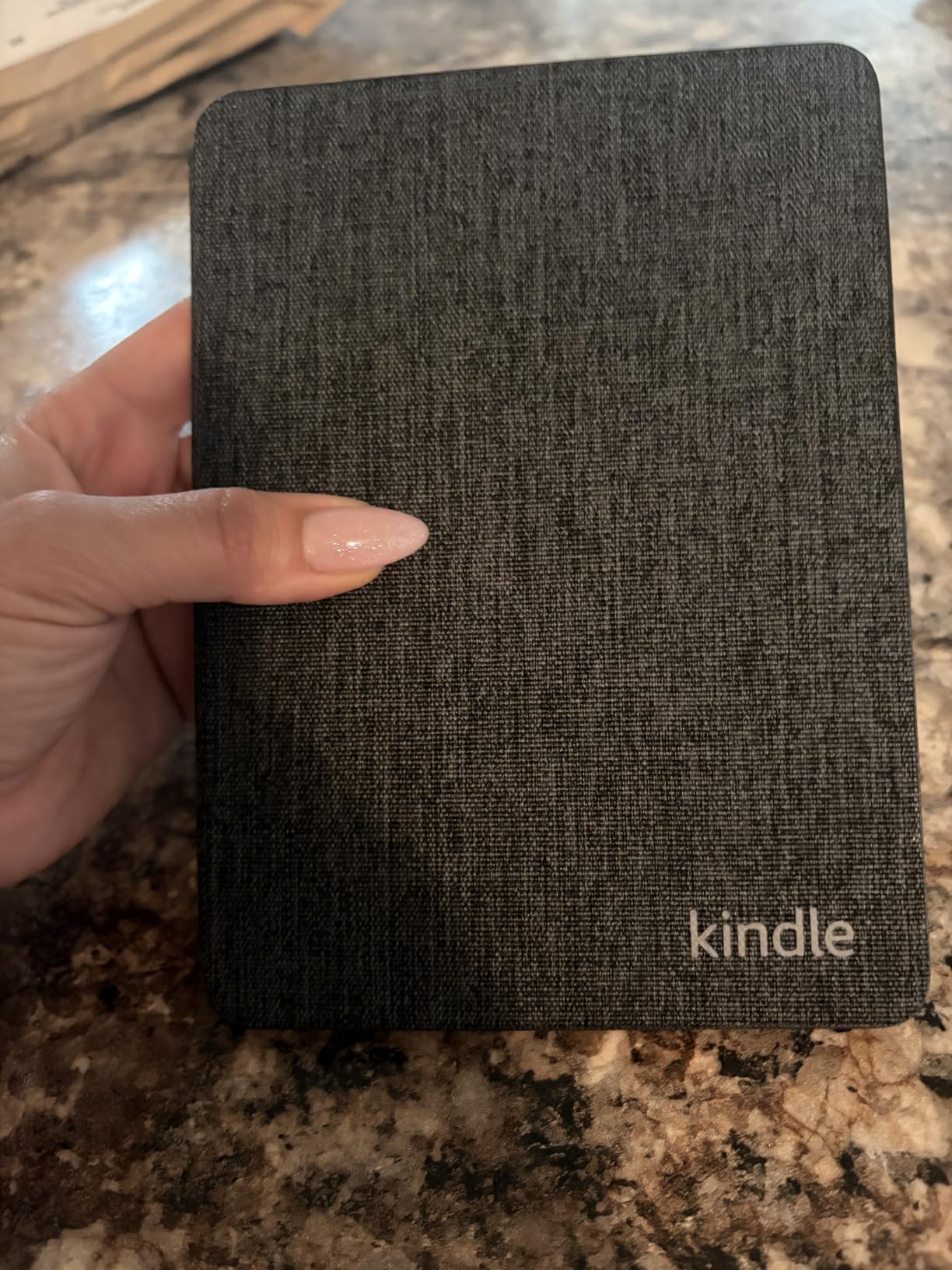 Amazon Kindle Paperwhite and Kindle Colorsoft Case, Lightweight and Water-Safe, Foldable Protective Cover - Fabric customer photo 1