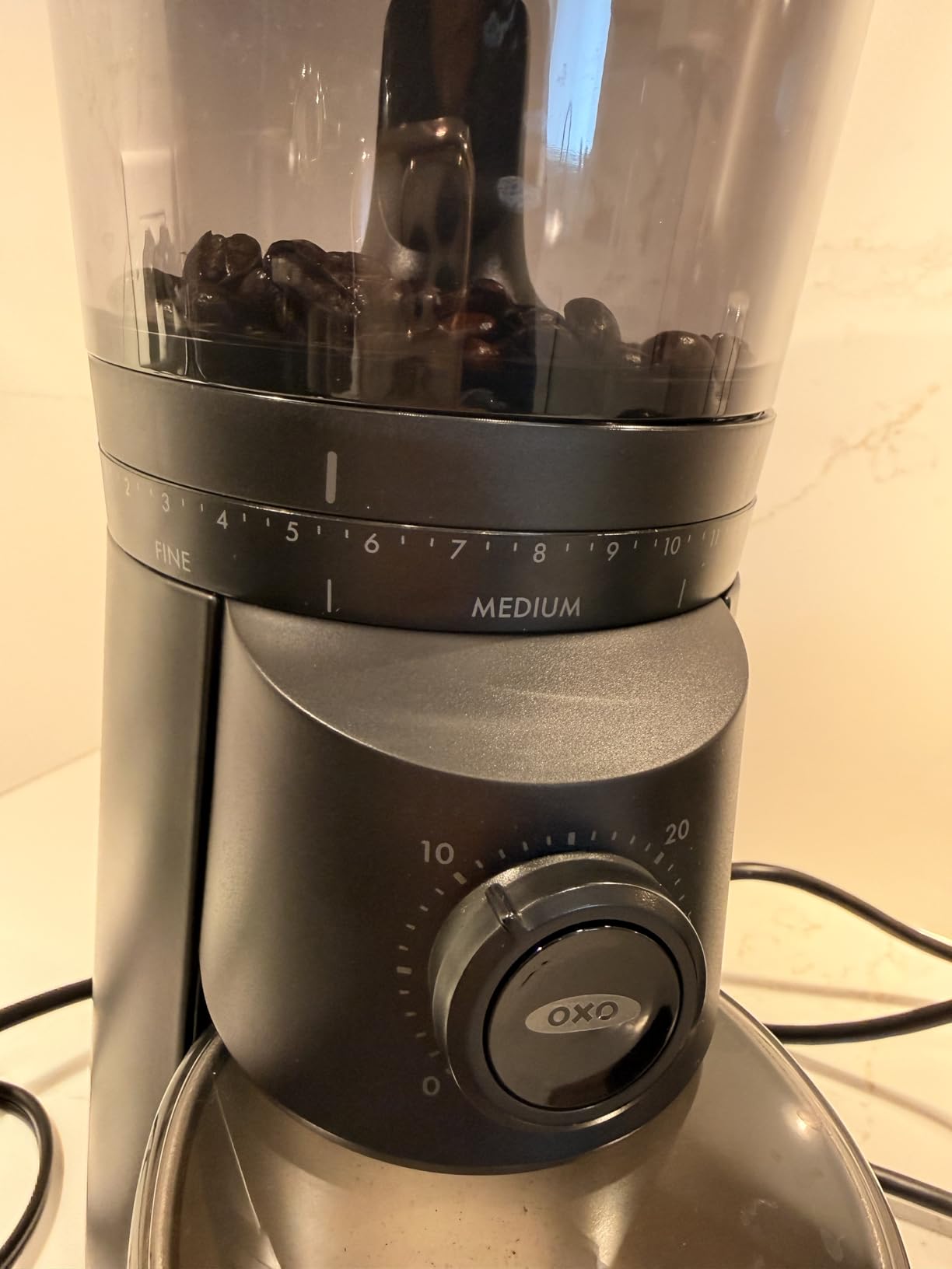 OXO Brew Conical Burr Coffee Grinder, Matte Black customer photo 1