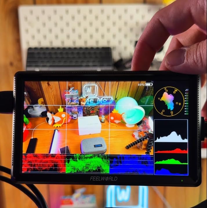FEELWORLD S55 V3 6 Inch 500nit On Camera DSLR Field Monitor 4K HDMI Input Output 3D LUT Waveform Focus Assist customer photo 1