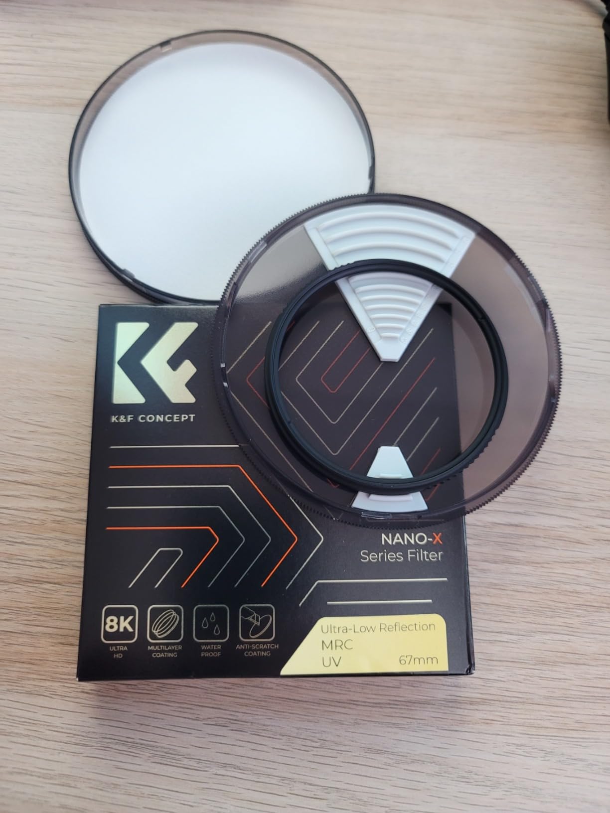 K&F CONCEPT 95mm Ultra-Low Reflectivity MCUV Lens Protection Filter 28 Multi-Layer Coatings Ultra-Slim HD Waterproof Scratch Resistant Lens UV Filter (Nano-X Series) customer photo 1