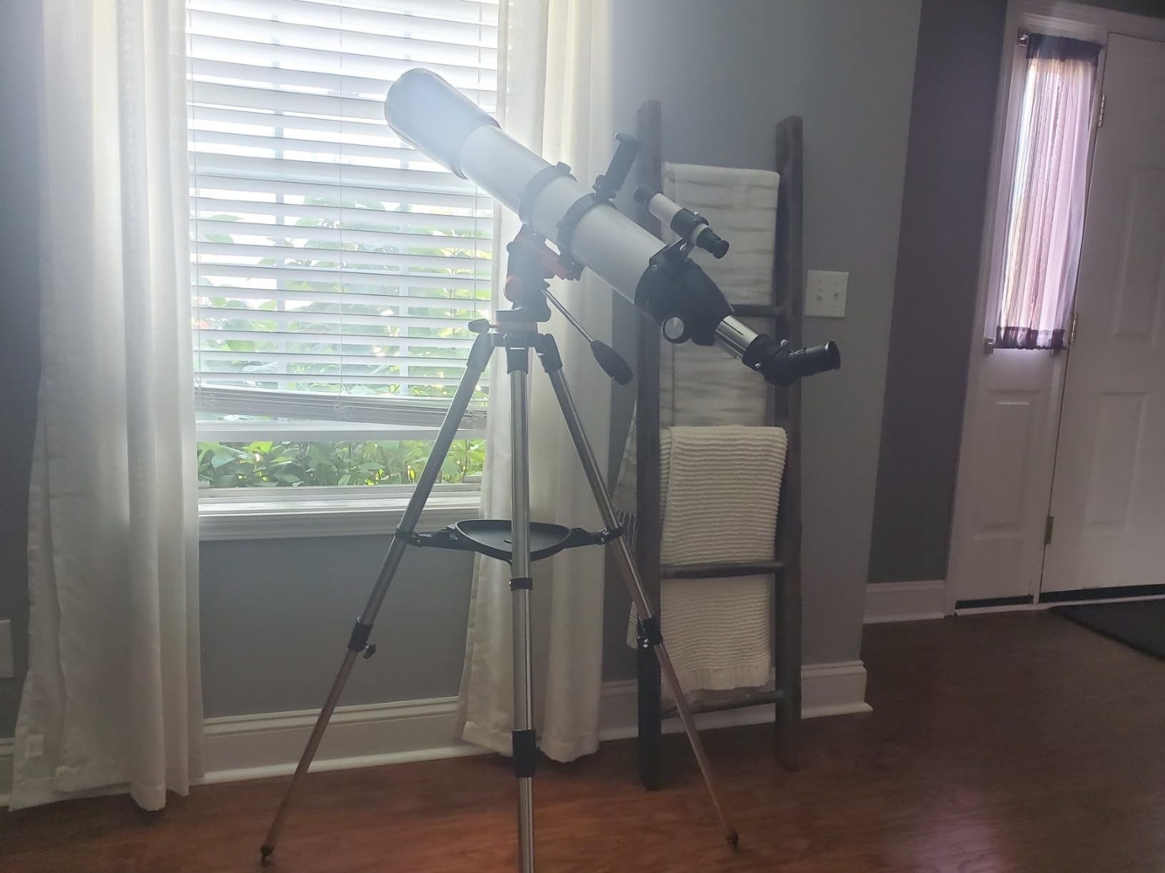 Dianfan Telescope, 90mm Aperture 800mm Telescopes for Adults Astronomy, Portable Professional Refractor Telescope for Beginners, with Stainless Tripod & Phone Adapter, Carry Bag customer photo 2