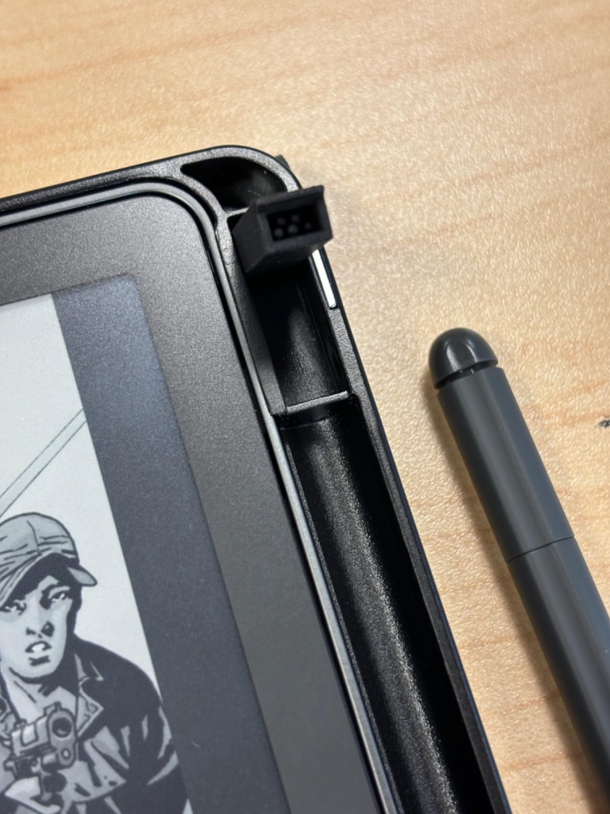 CoBak Stand Case for Kindle Scribe - Premium Folio Leather Cover with Pen Holder, Auto Sleep/Wake - Compatible with 10.2 Inch Kindle Scribe (2022/2024 Release) customer photo 2