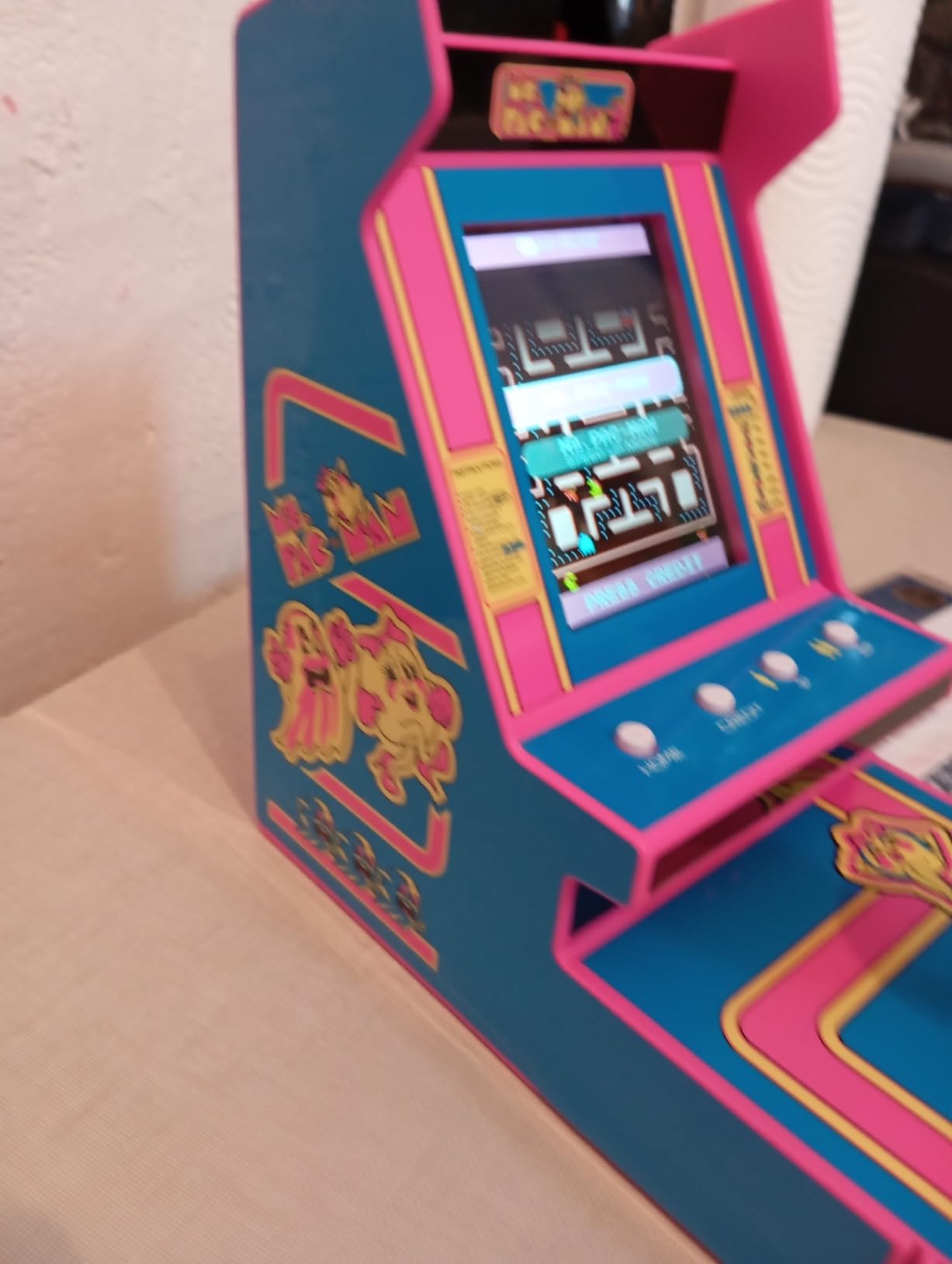 My Arcade Ms. Pac-Man Joystick Player: Arcade Classics, Retro Games, Mini Video Game Console, 2 Game Modes, Birthday Gifts customer photo 1
