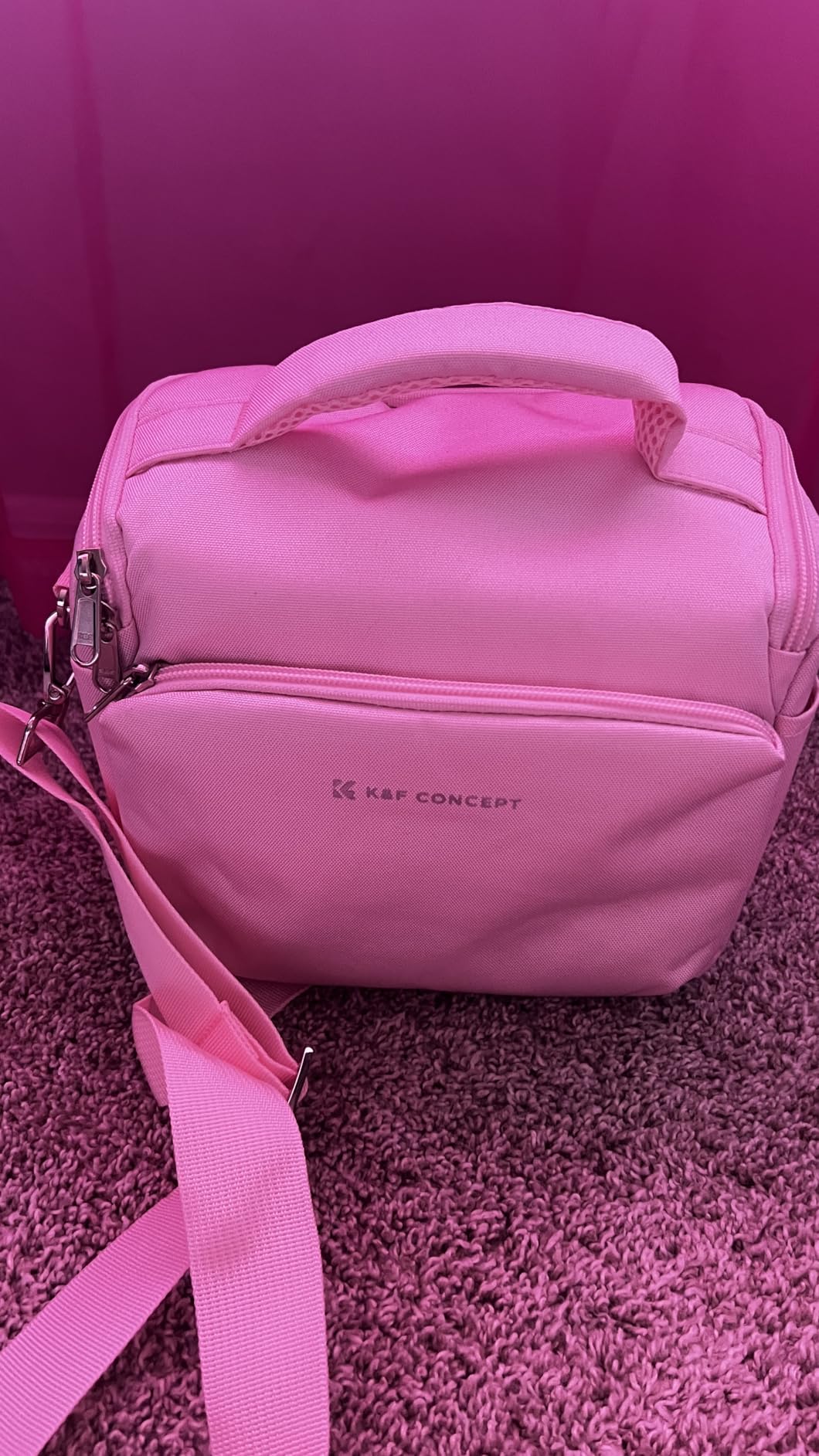 K&F CONCEPT Camera Sling Bag Small Crossbody Camera Case DSLR/SLR/Cute Compact Shoulder Photography Bags for Photographers customer photo 2