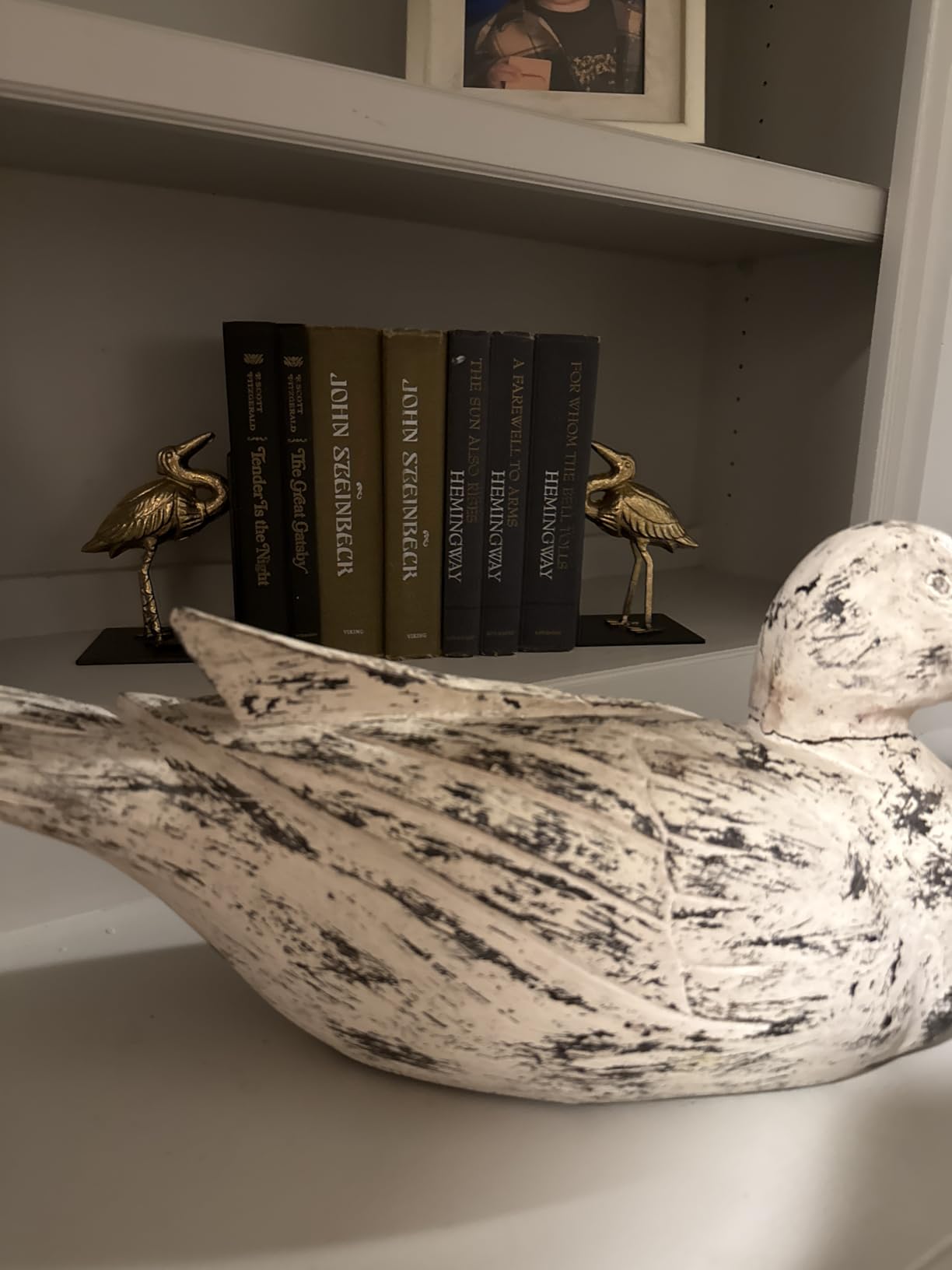 Creative Co-Op Decorative Cast Iron Bird Bookends, Gold, Set of 2 customer photo 1