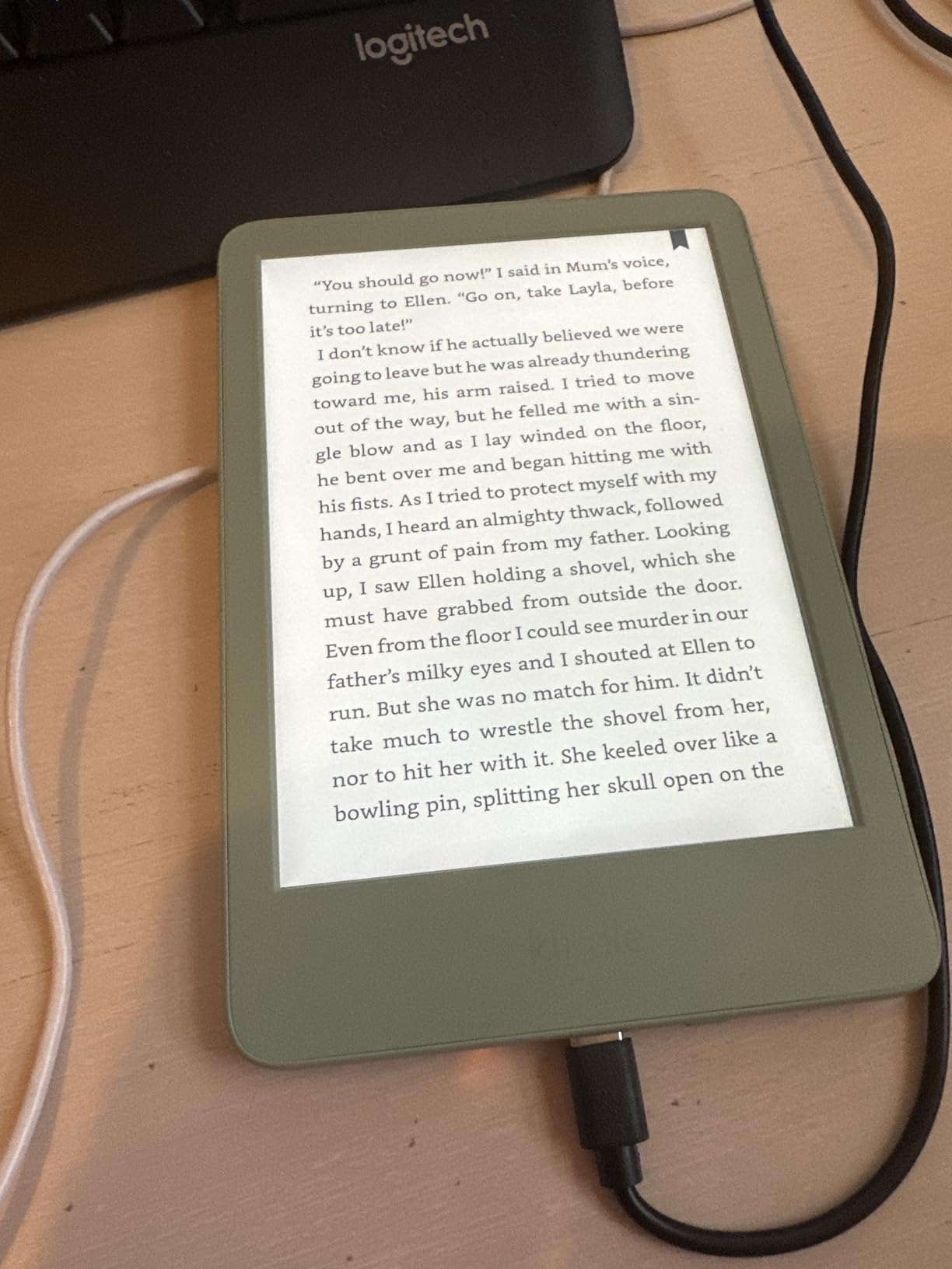 Amazon Kindle Case, Thin and Lightweight, Foldable Protective Cover - Fabric customer photo 1