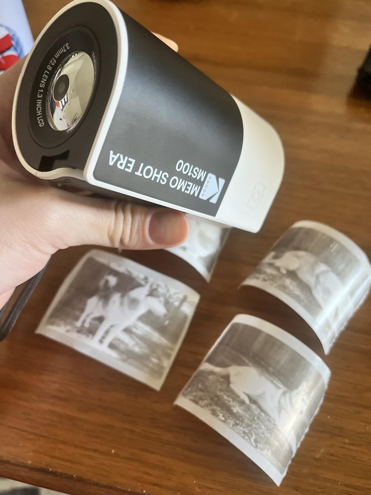 KODAK Memo Shot ERA Kids Instant Digital Camera and Photo Label Printer, White (Camera with 1 Roll One-Touch Label Cartridge) customer photo 2