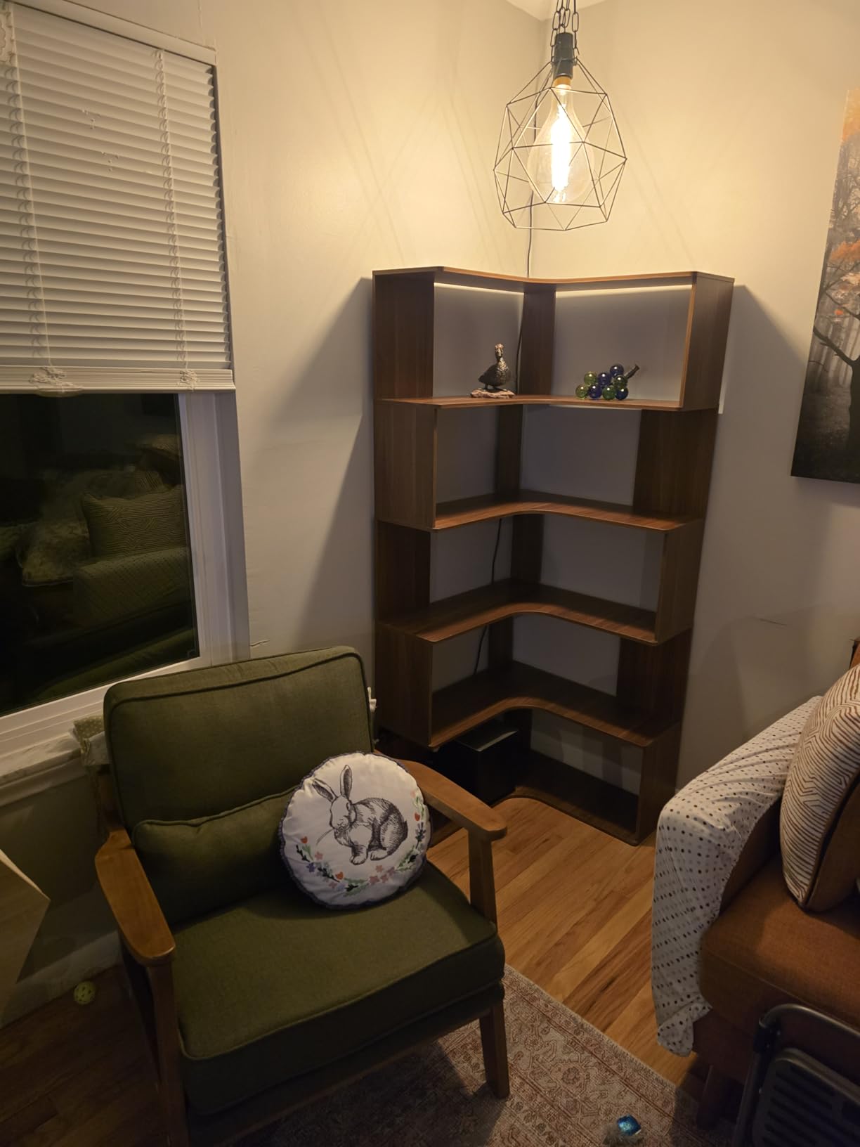 IOTXY 6-Tier L-Shaped Corner Bookshelf - 66