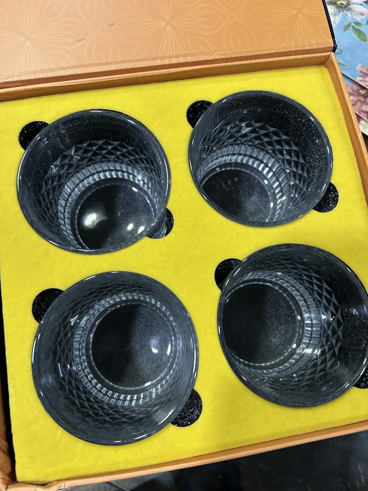 Aged & Charred Lead-Free Crystal Whiskey Glasses With Heavy Base (Set of 4) - 11 Oz Rocks Barware for Old Fashioned, Bourbon, and Cocktail Drinks customer photo 2