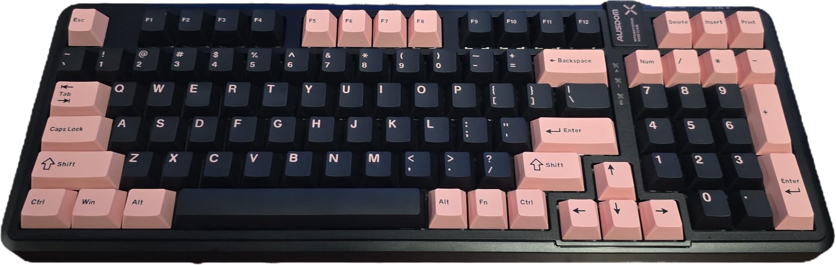 AUSDOM 98Pro Silent Mechanical Keyboard, Wireless Hot Swappable Gaming Keyboard with Backlit,Gasket Structure,Pre-lubed Tactile Switches,2.4GHz/Type-C/Bluetooth Custom Keyboards (Green & White-Silent) customer photo 1
