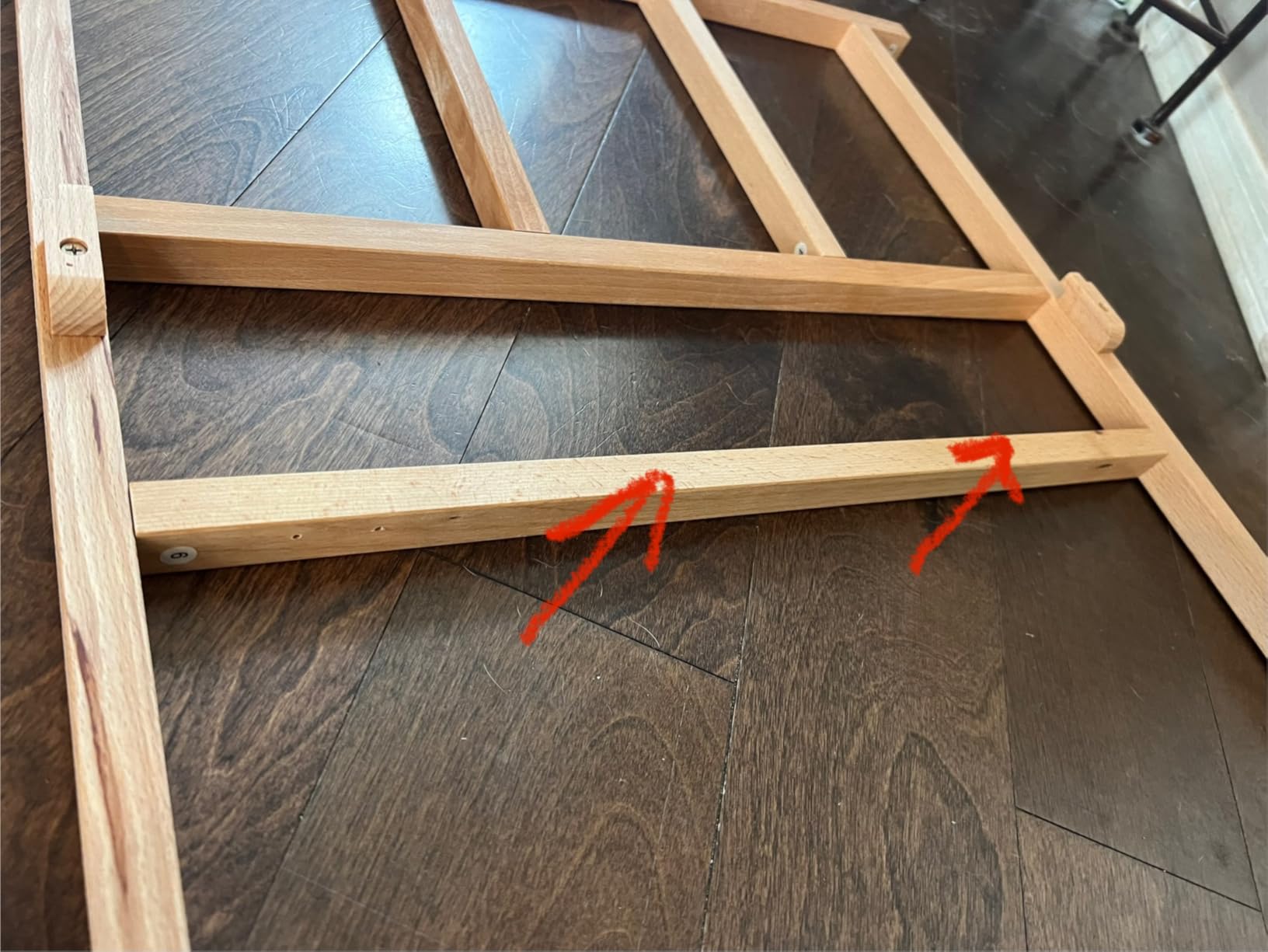 MEEDEN Folding Art Print Rack - Beechwood Art Storage Rack customer photo 2