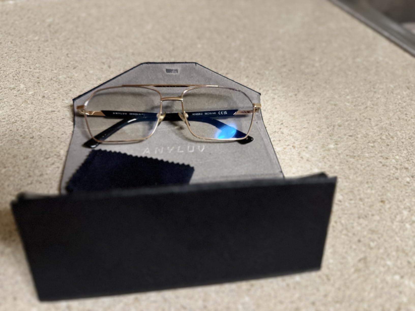 ANYLUV Blue Light Glasses Men/Women, Blue Light Blocking Glasses, Computer Screen Blocker Eyes Protection Glasses customer photo 2