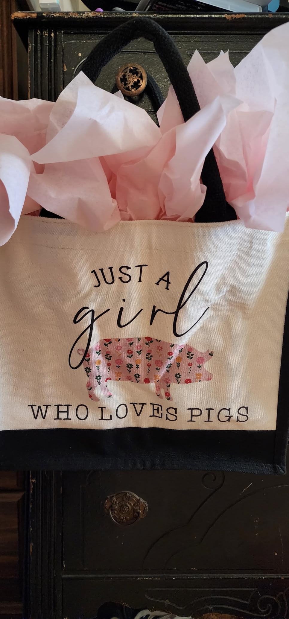 GevGuxLuo Canvas Tote Bag for Women, Cute Book Lover Gifts for Women, Book Lover Gifts Aesthetic Tote Bag Reusable Bag customer photo 2