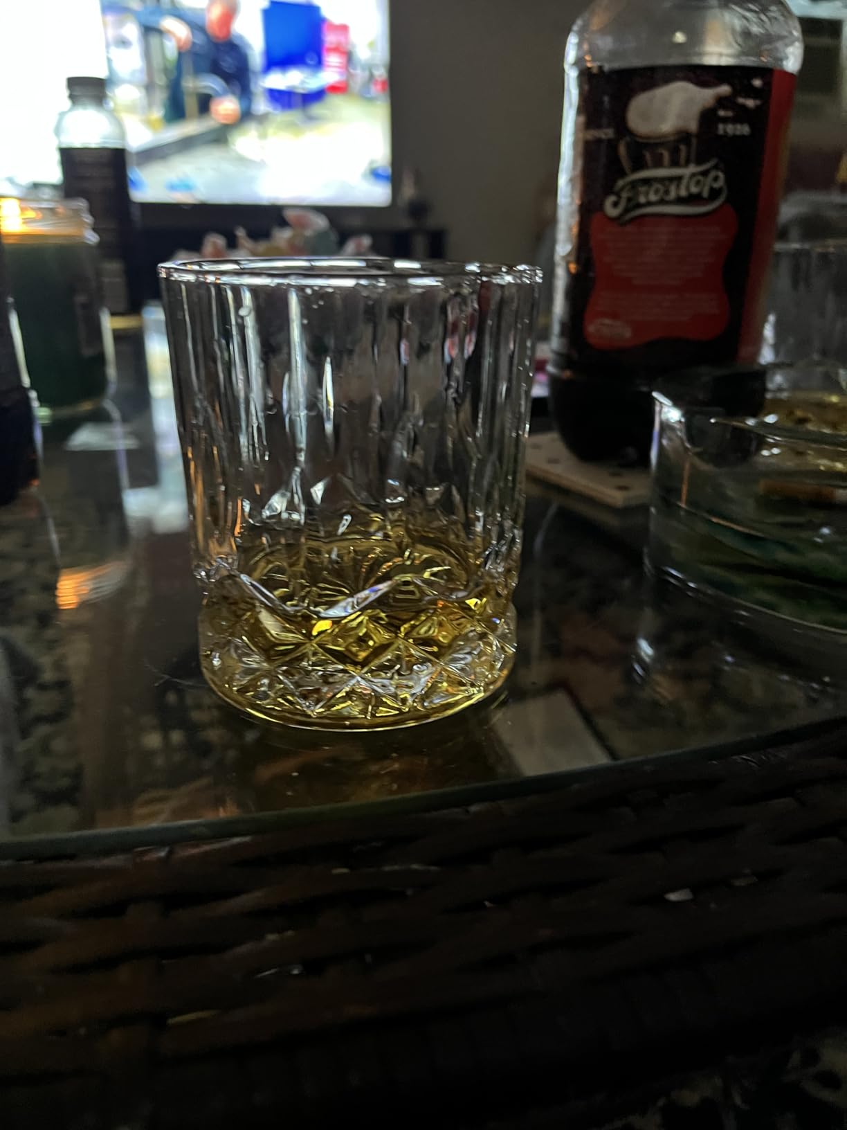 Hlukana Luxury Box Old Fashioned Whiskey Glasses Set of 4, 11 OZ Cocktail Glasses, Bourbon Rocks Scotch Glasses, Barware for Scotch Rum Vodka Liquor, Gifts for Men customer photo 2