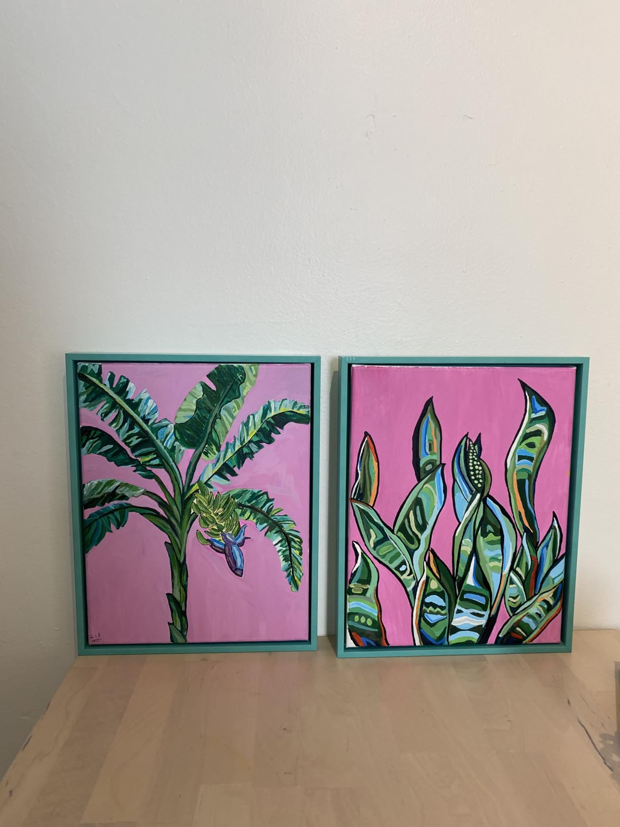 Floating Frame for 11x14 Canvas Painting with 0.6-0.8