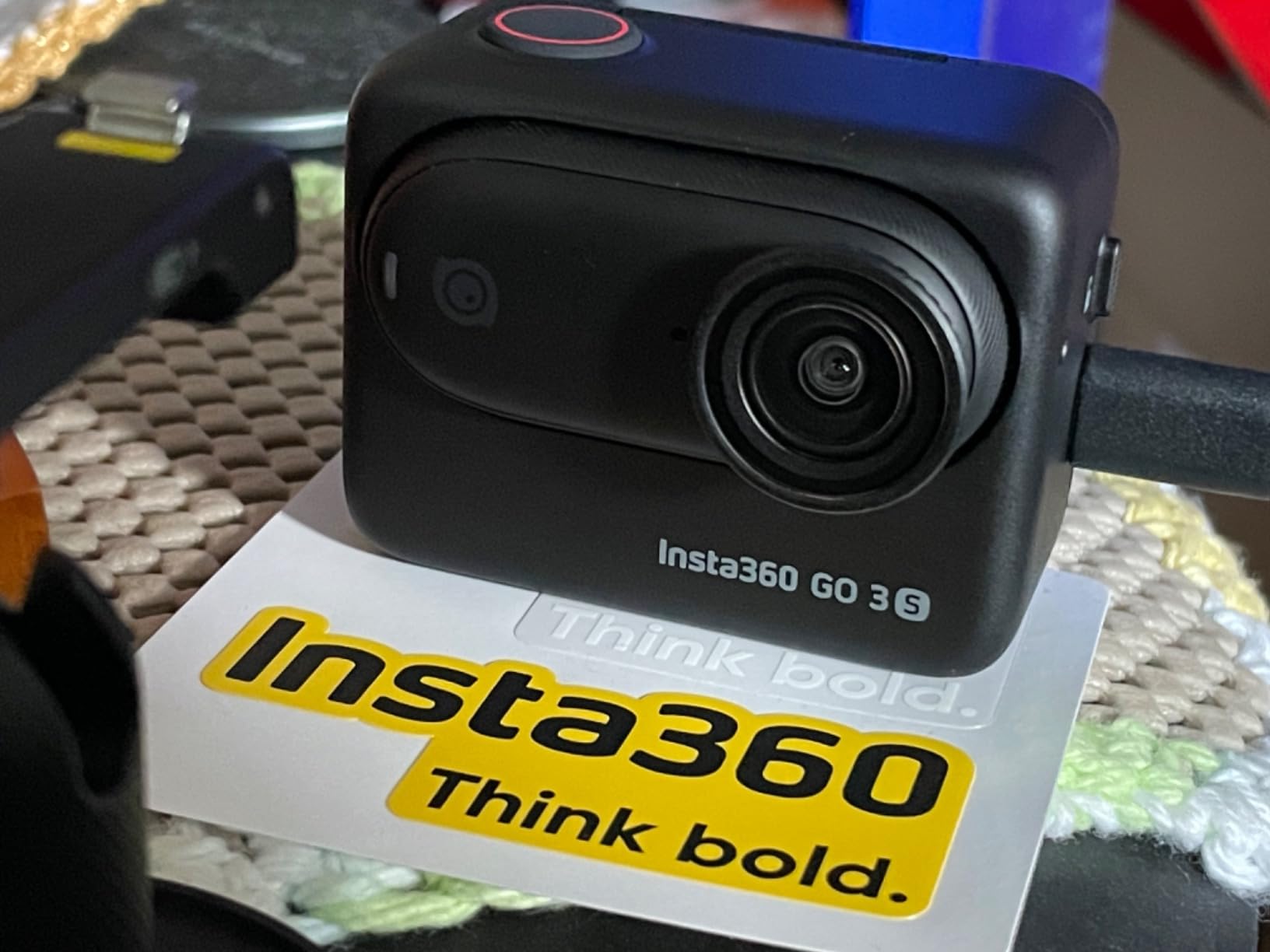 Insta360 GO 3S - 128GB 4K Tiny Portable POV Camera, Hands-Free POVs, Mount Anywhere, Stabilization, 140 Min Battery, 10m Waterproof, Pet POV customer photo 2