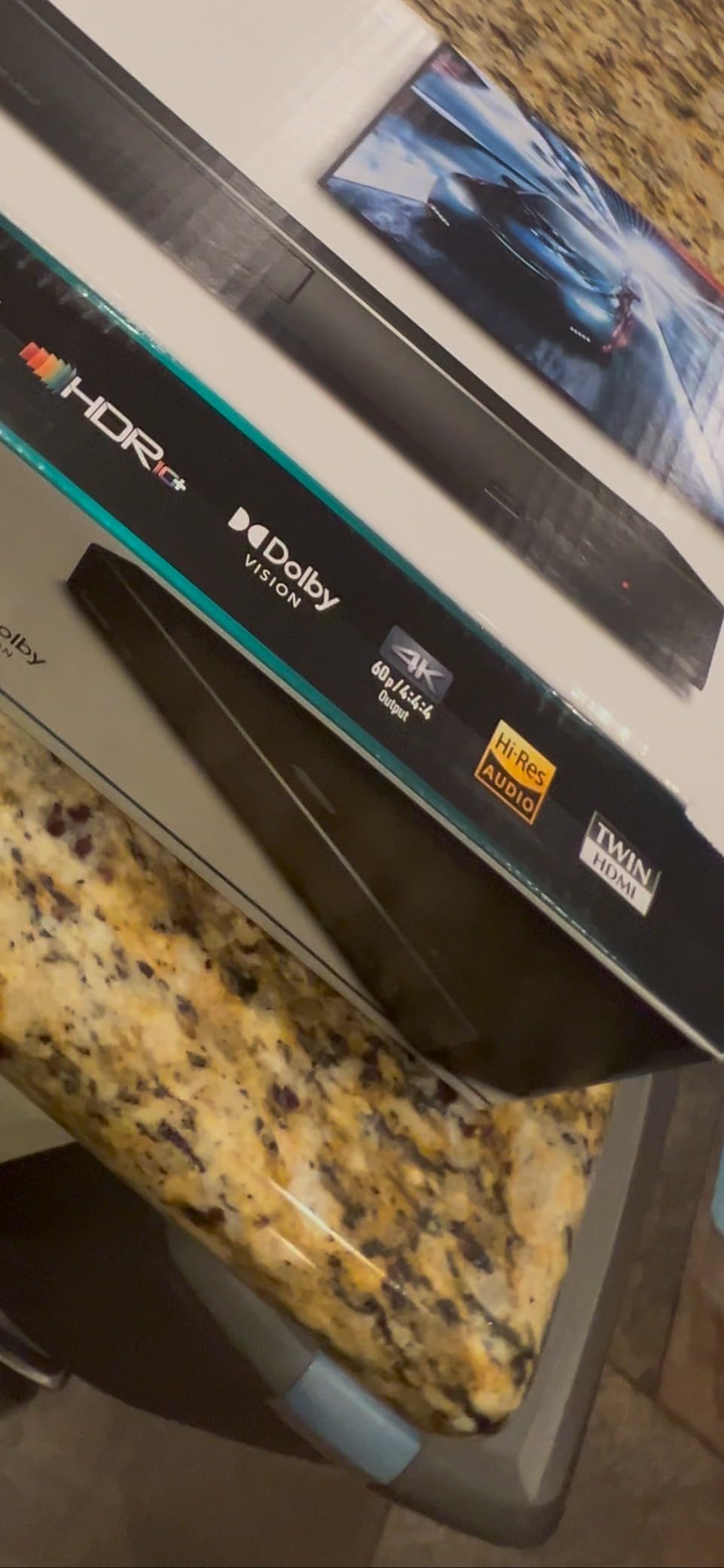 Panasonic Premium 4K Blu Ray Player, UHD DVD Blu Ray Player with Hi-Res Sound, 4K VOD Streaming, HDR10+ and Dolby Vision, DP-UB450 (Black) customer photo 1