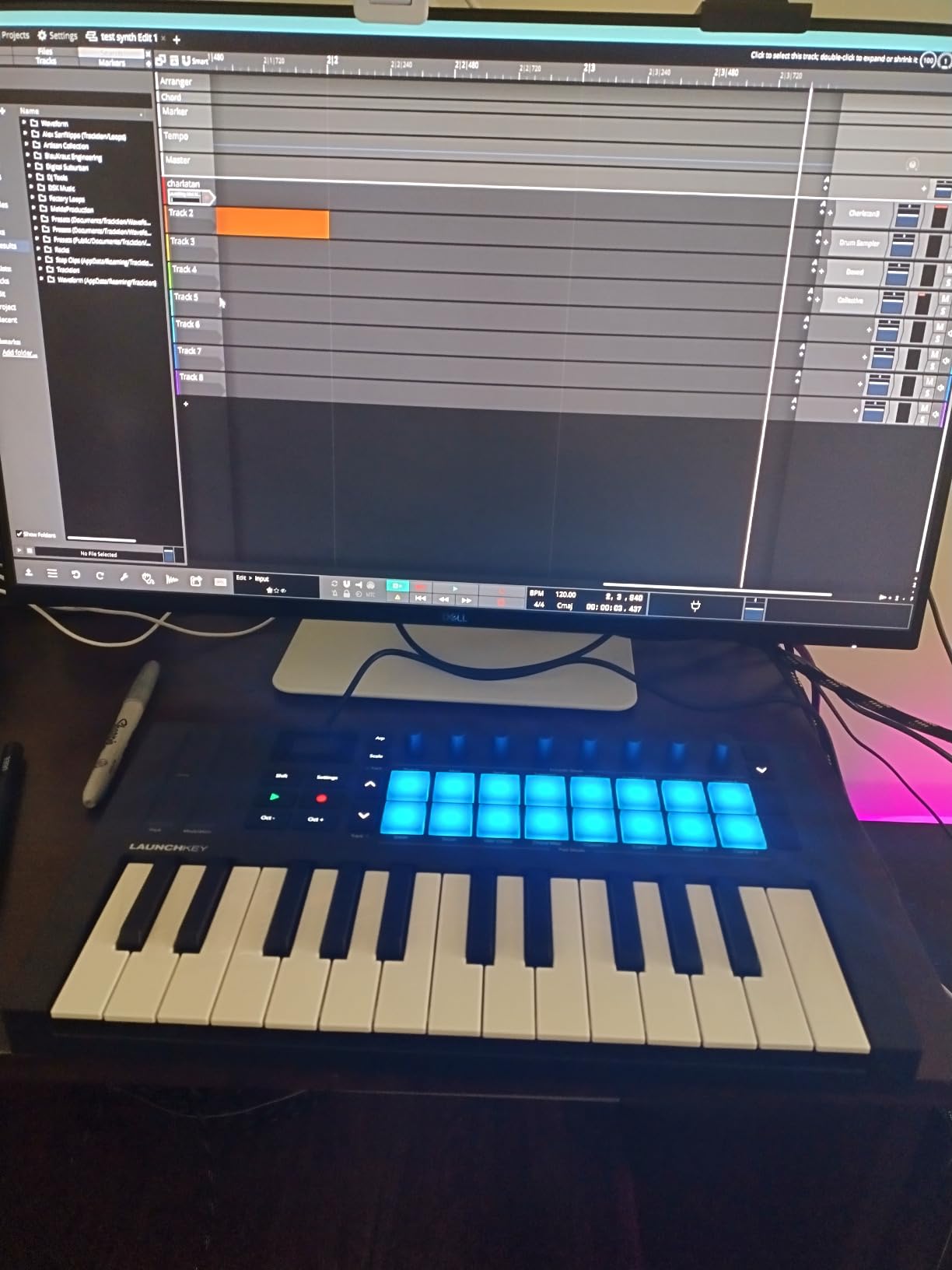 Novation Launchkey 49 MK4 - 49 key Semi-Weighted, USB, MIDI Keyboard Controller with DAW Integration. Chord & Scale Modes, 8 Drum Pads, & Arpeggiator - Includes Software Bundle for Music Production customer photo 1