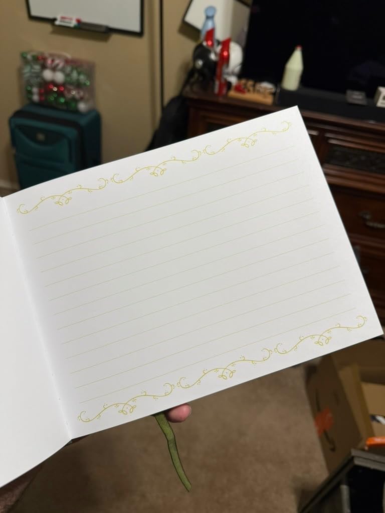8x10 Leather Guest Book and Standup Sign Set, Gold Foiled Cover Registry Book for Wedding Reception, Retirement Party, Vacation Homes and Events, 120 Pages (Black) customer photo 1