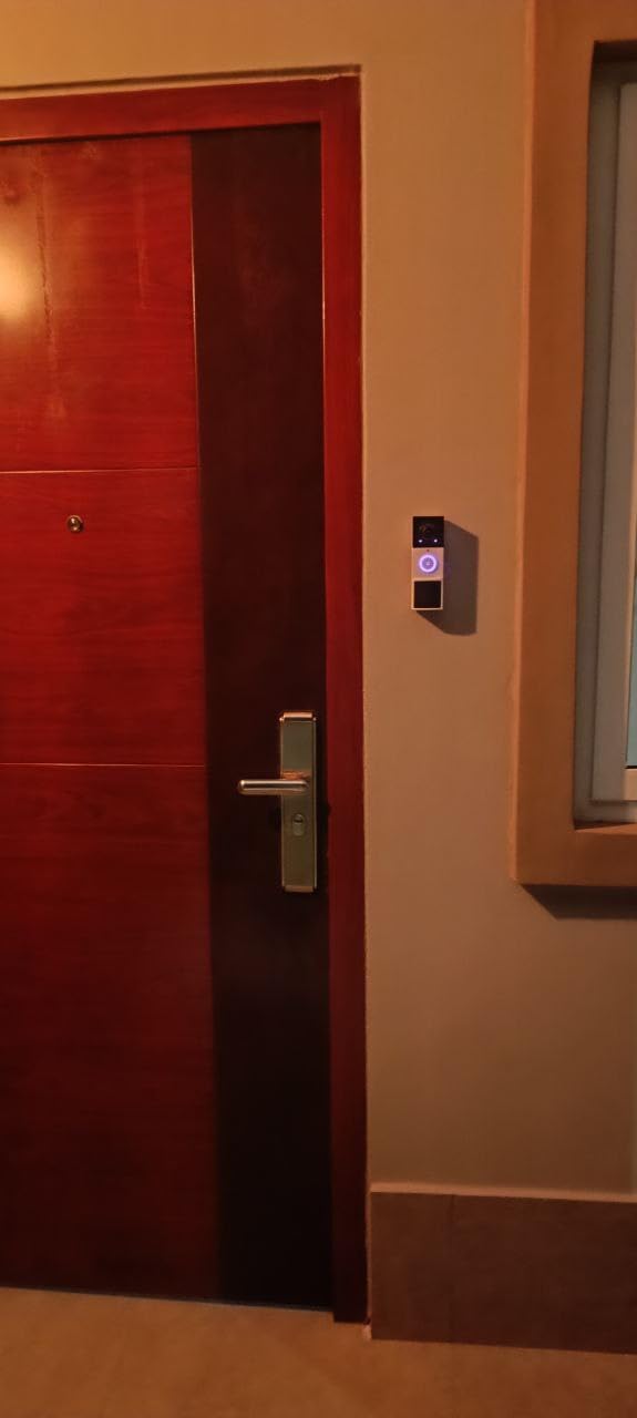 Tapo 2K Wireless Smart Video Doorbell with Chime - 160° Ultra-Wide View, Person Detection, Ring Call, 2-Way Audio, Subscription-Free Local Storage/Optional Cloud, Motion Only Alert, D210 customer photo 2