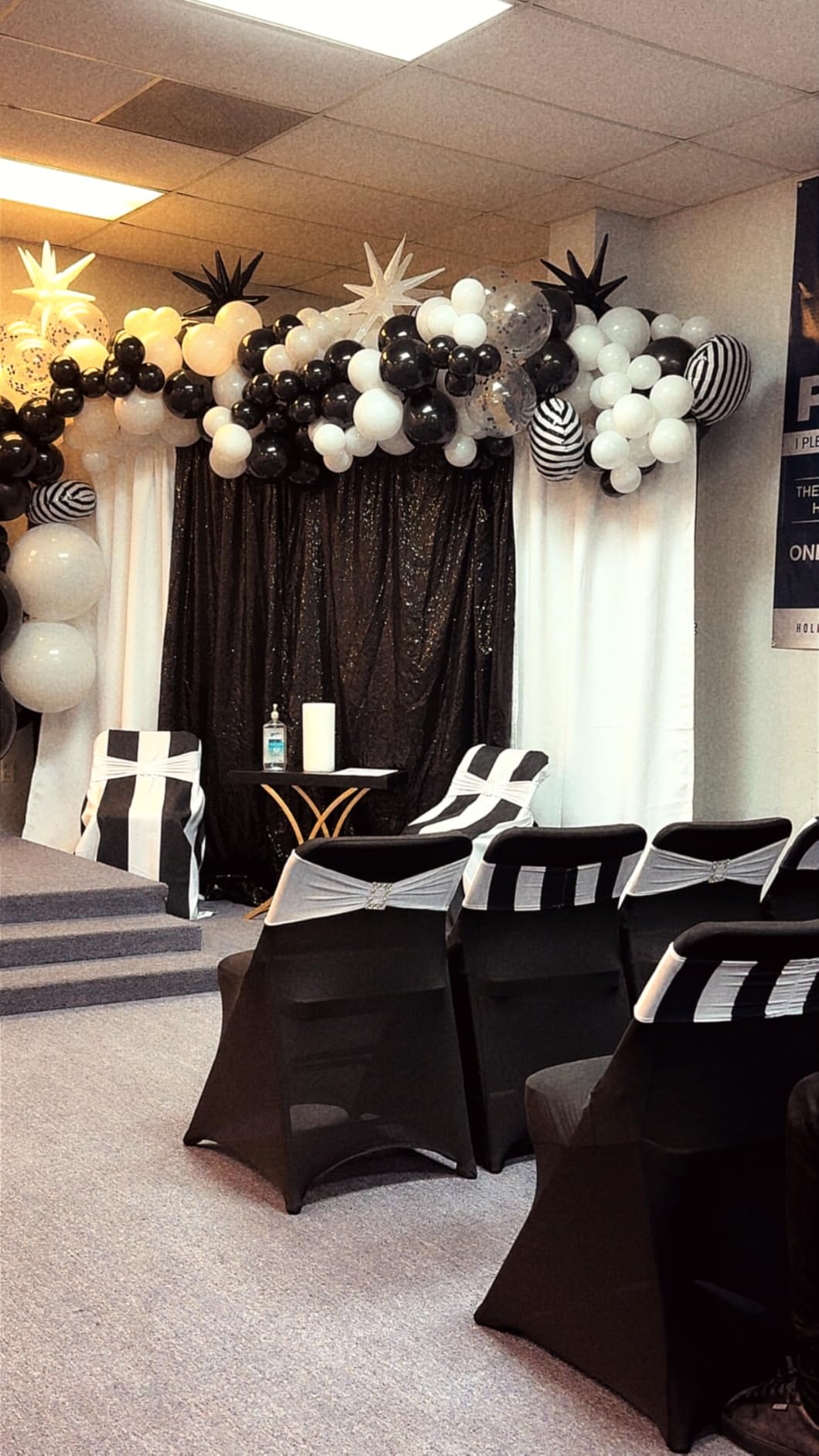 Backdrop Stand Kit - 6 Widths, 10x7.5ft Adjustable Background Stand for Parties & Studio Photography customer photo 1