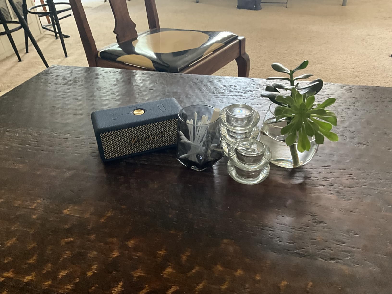Marshall Emberton III Portable Bluetooth Speaker - Rugged Waterproof IP67 Design | Loud Stereo Sound, Deep Bass with 32+ Hr Playtime | Compact and Wireless for Travel and Outdoors - Black & Brass customer photo 1
