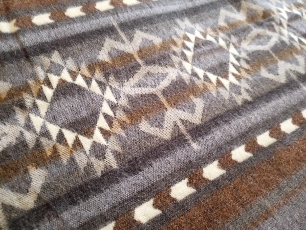 Alpaca Wool Throw Blanket - Premium Alpaca Merino Wool, Warm Alpaca Wool Blanket, Made by Artisans in Ecuador customer photo 1