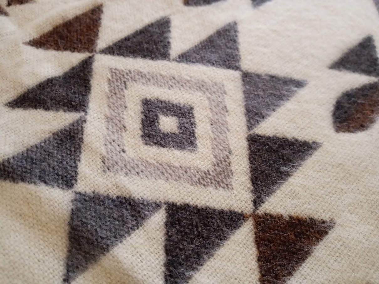 Alpaca Wool Throw Blanket - Premium Alpaca Merino Wool, Warm Alpaca Wool Blanket, Made by Artisans in Ecuador customer photo 2