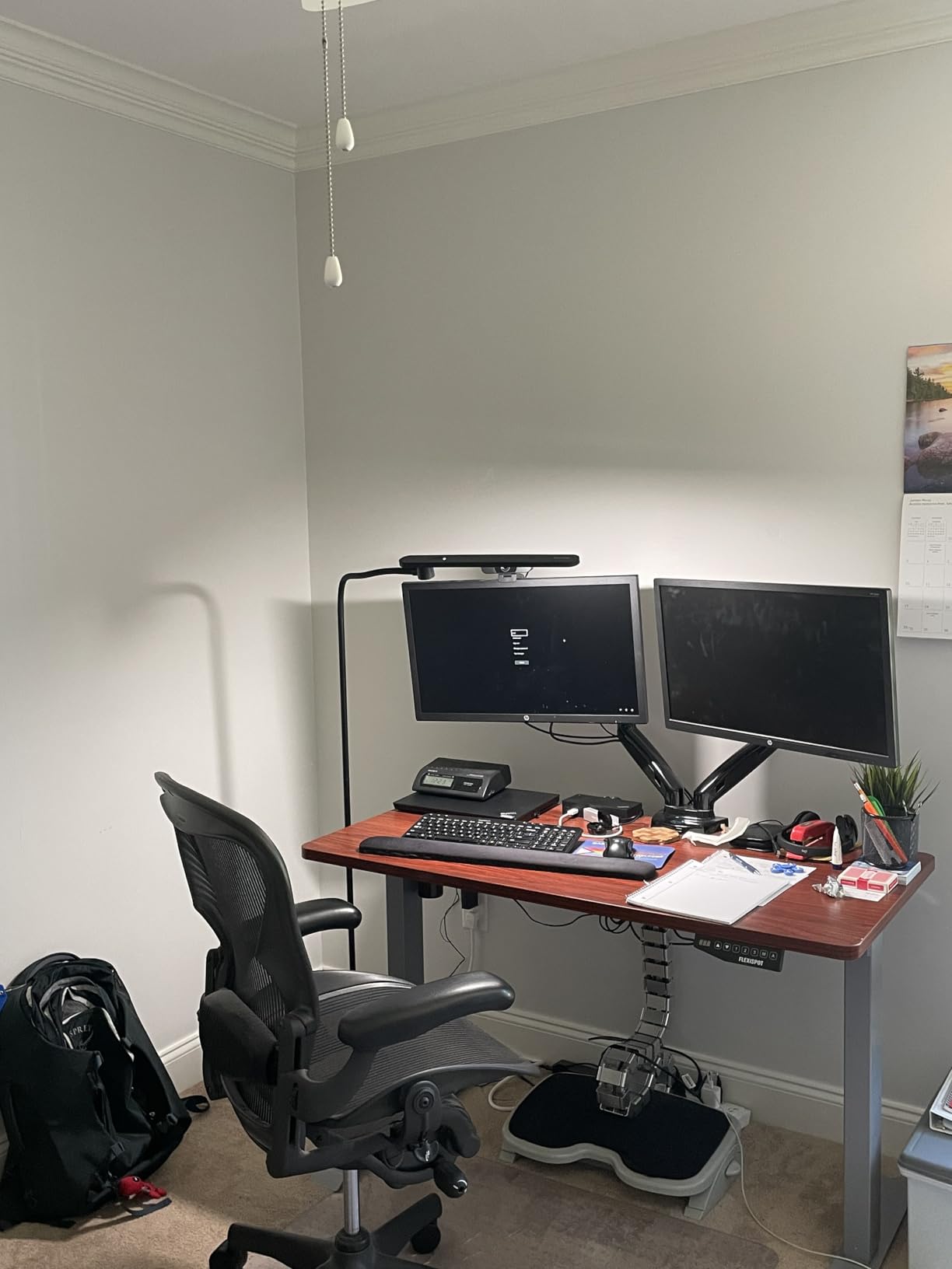 Honeywell LED Floor Lamp for Reading, CRI97 Full Spectrum Eye-Caring Task Lamp, Stepless Dimmable 3000K-5000K Standing Lamp with Flexible Gooseneck, 77.5