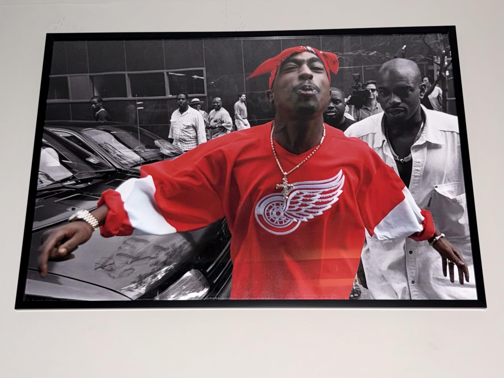 MCS Everline Movie Poster Frame 27x40 Black, Vertical & Horizontal Wall Hanging Large Picture Frame for Photos, Artwork & Custom Posters (1-Pack) customer photo 2
