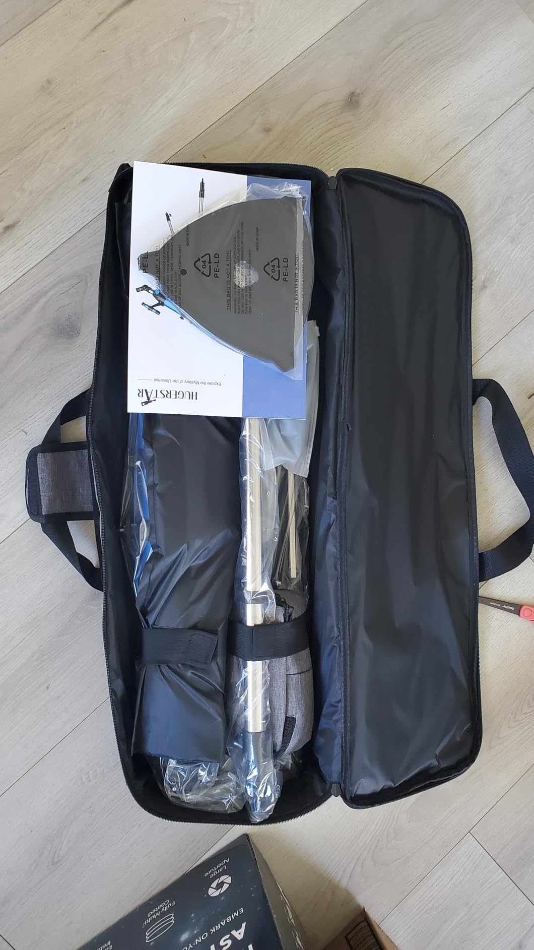 Telescope for Adults High Powered, 90mm Aperture 800mm Professional Refractor Telescopes for Adults Astronomy Beginners with AZ Mount Stainless Tripod, Carry Bag and Moon Filter customer photo 1