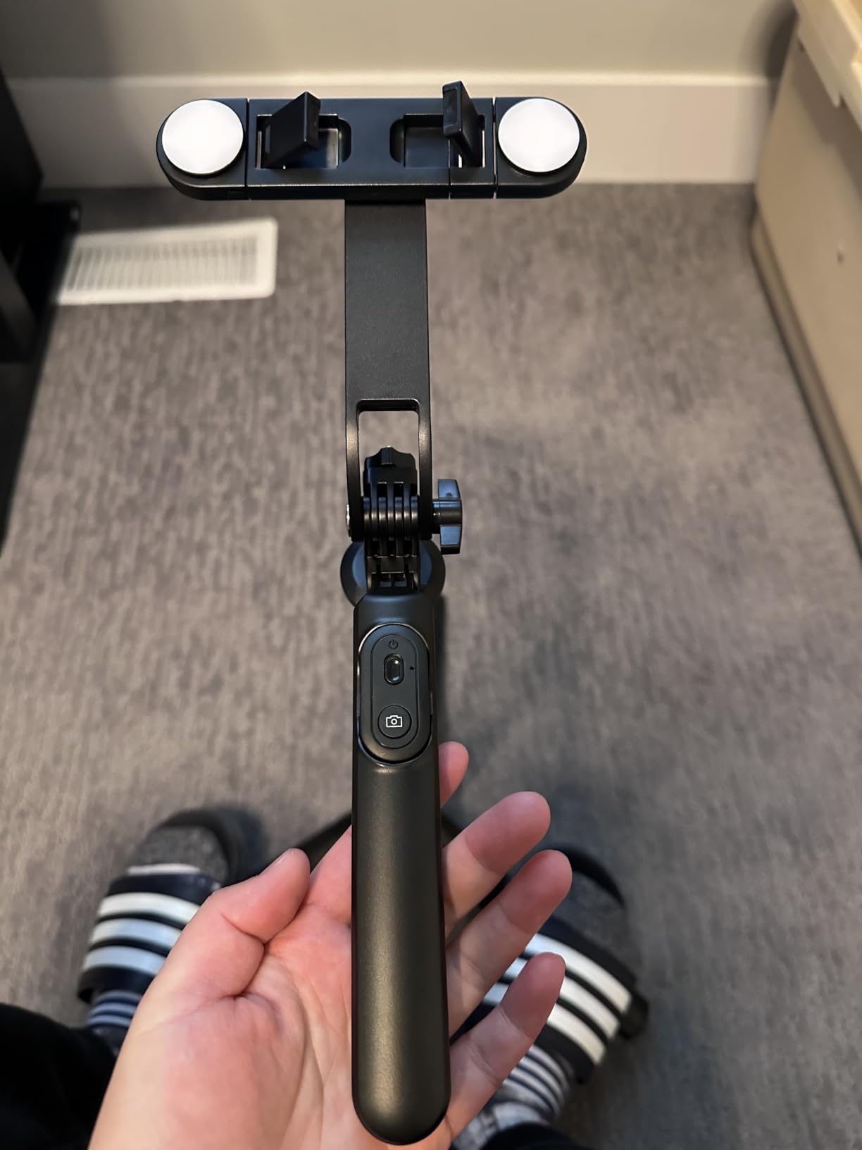 Vlogging Kit for iPhone/Android, 63 Auto Face Tracking Tripod for iPhone with Light, Wireless Microphones, Scrolling Remote Control for TikTok, Content Creator Kit for YouTube Starter customer photo 2