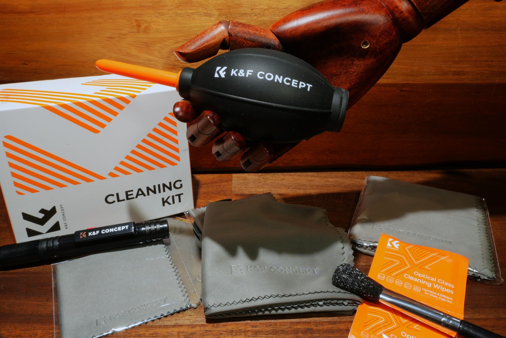 K&F CONCEPT 15-1 Professional Cleaning Kit for DSLR Cameras and Sensitive Electronics, Bundle with Lens Cleaner - Camera Accessories & Photography Accessories for DSLR Camera Lens Filter Cell Phones customer photo 1