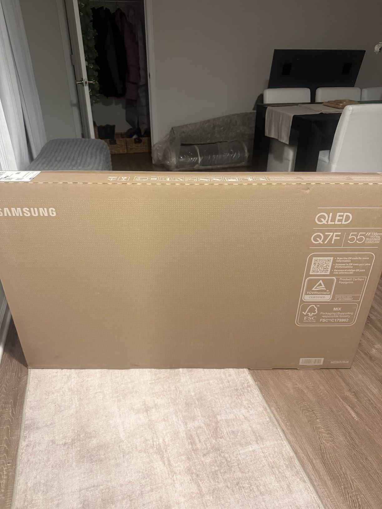 Samsung 75-Inch Class QLED Q7F Series Samsung Vision AI Smart TV (2025 Model, 75Q7F) Quantum HDR, Object Tracking Sound Lite, Q4 AI Gen1 Processor, 4K upscaling, Gaming Hub, Alexa Built-in customer photo 1