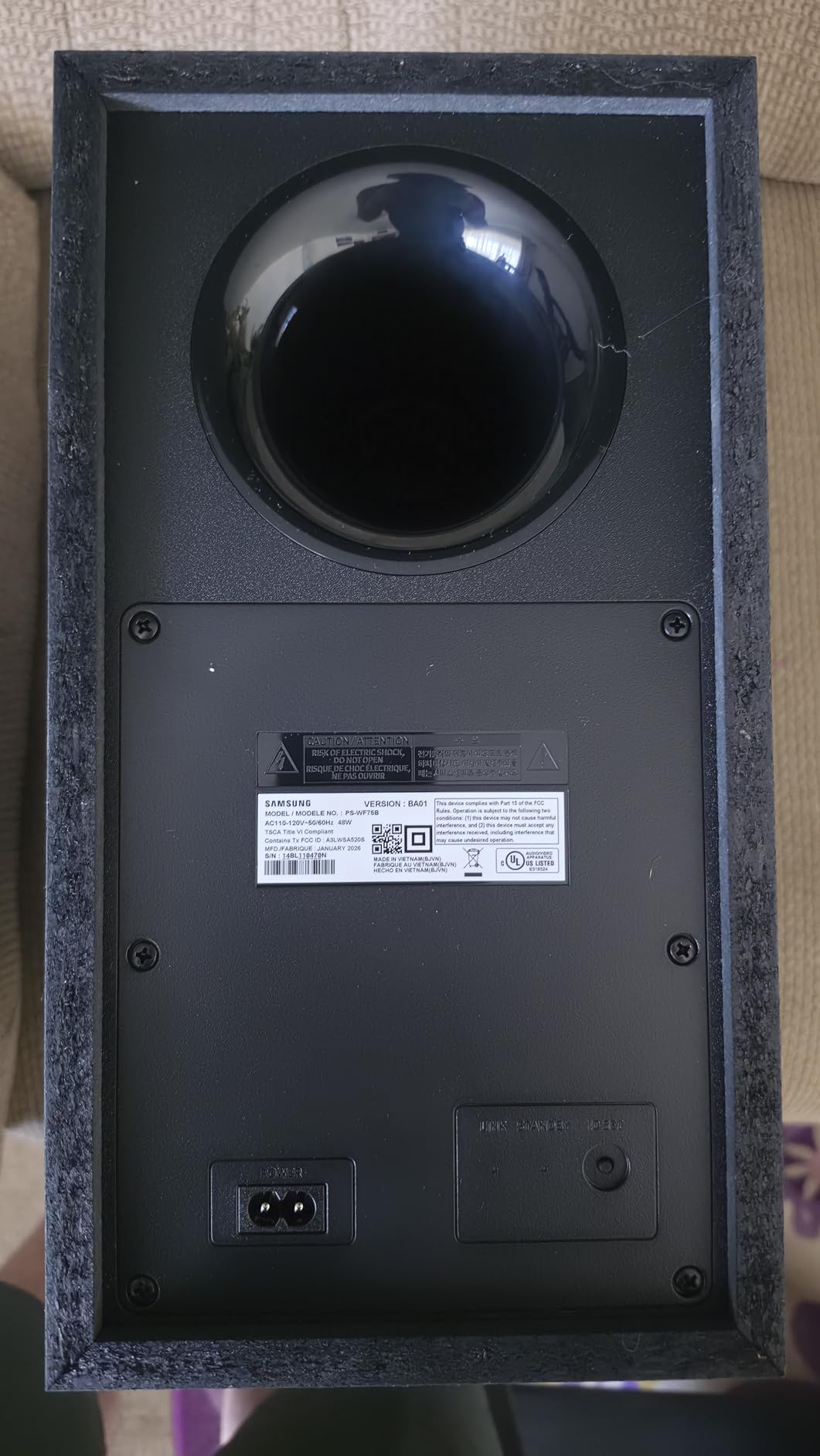Samsung B-Series Soundbar HW-B750F 5.1 ch Subwoofer (2025 Model) Voice Enhance Mode, Q-Symphony, Adaptive Sound customer photo 1