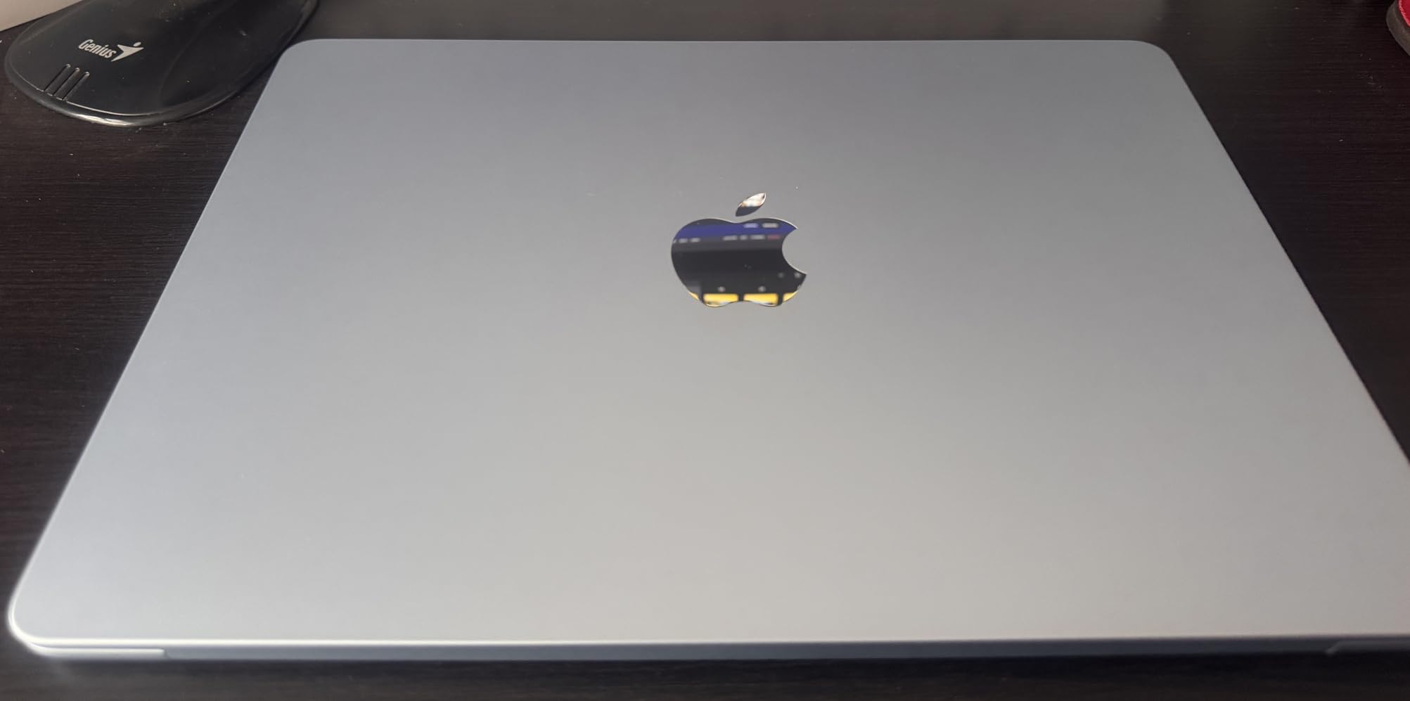 Apple 2025 MacBook Air 13-inch Laptop with M4 chip: Built for Apple Intelligence, 13.6-inch Liquid Retina Display, 16GB Unified Memory, 256GB SSD Storage, 12MP Center Stage Camera, Touch ID; Midnight customer photo 1