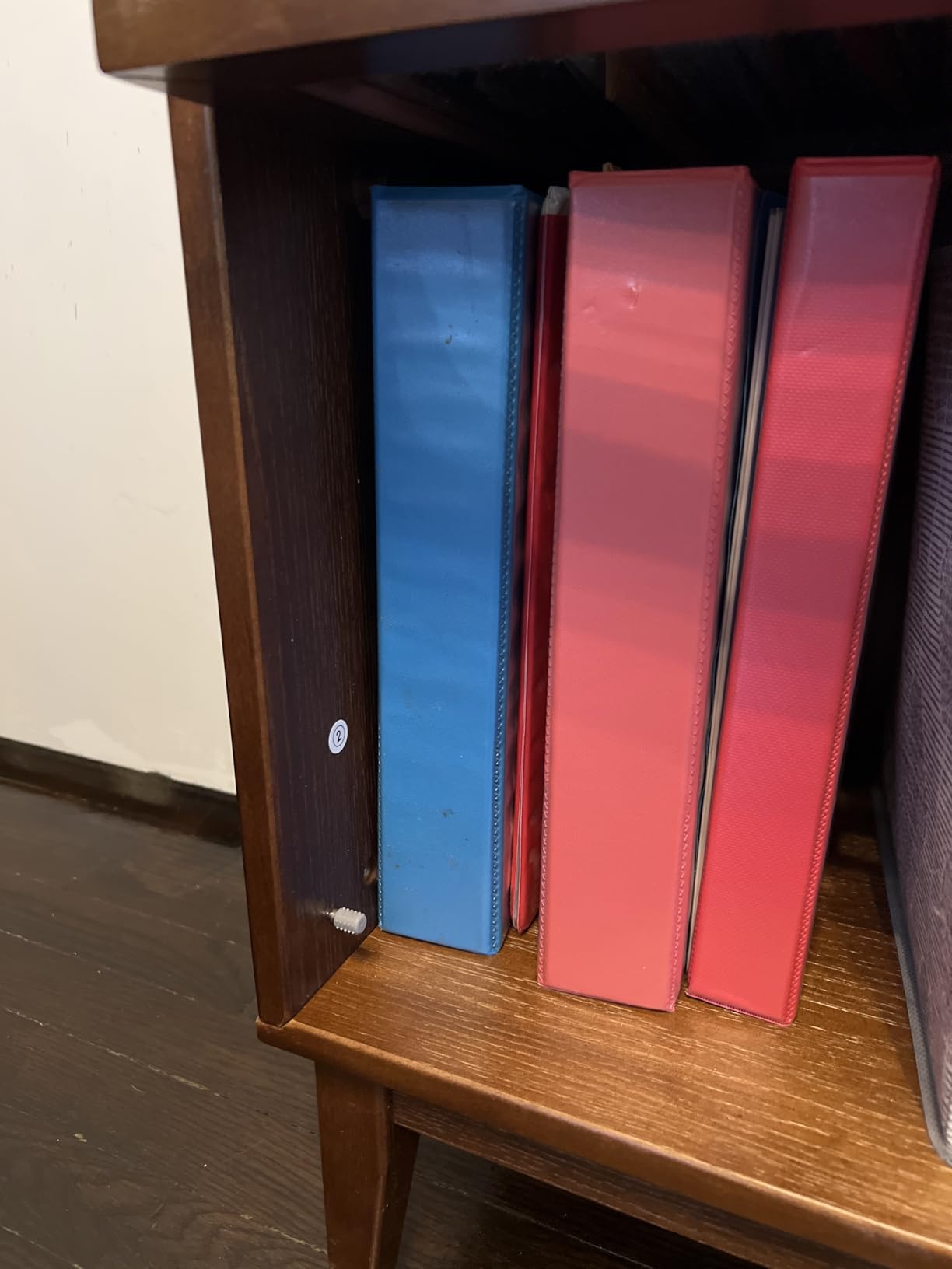 Solid Wood Book Case 5 Tier Bookcase with Tempered Clear Glass Flip-Up Doors Bookshelves Brown natural wood Bookshelf Versatile Pantry Cabinet with Storage Home Office (log color D14xW32xH72 inch) customer photo 1