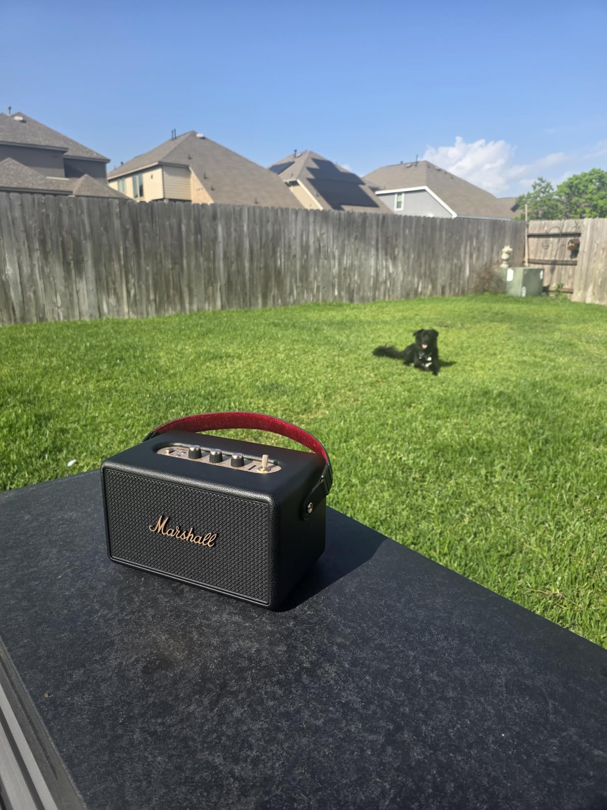 Marshall Kilburn III Portable Bluetooth Speaker - Black & Brass customer photo 2