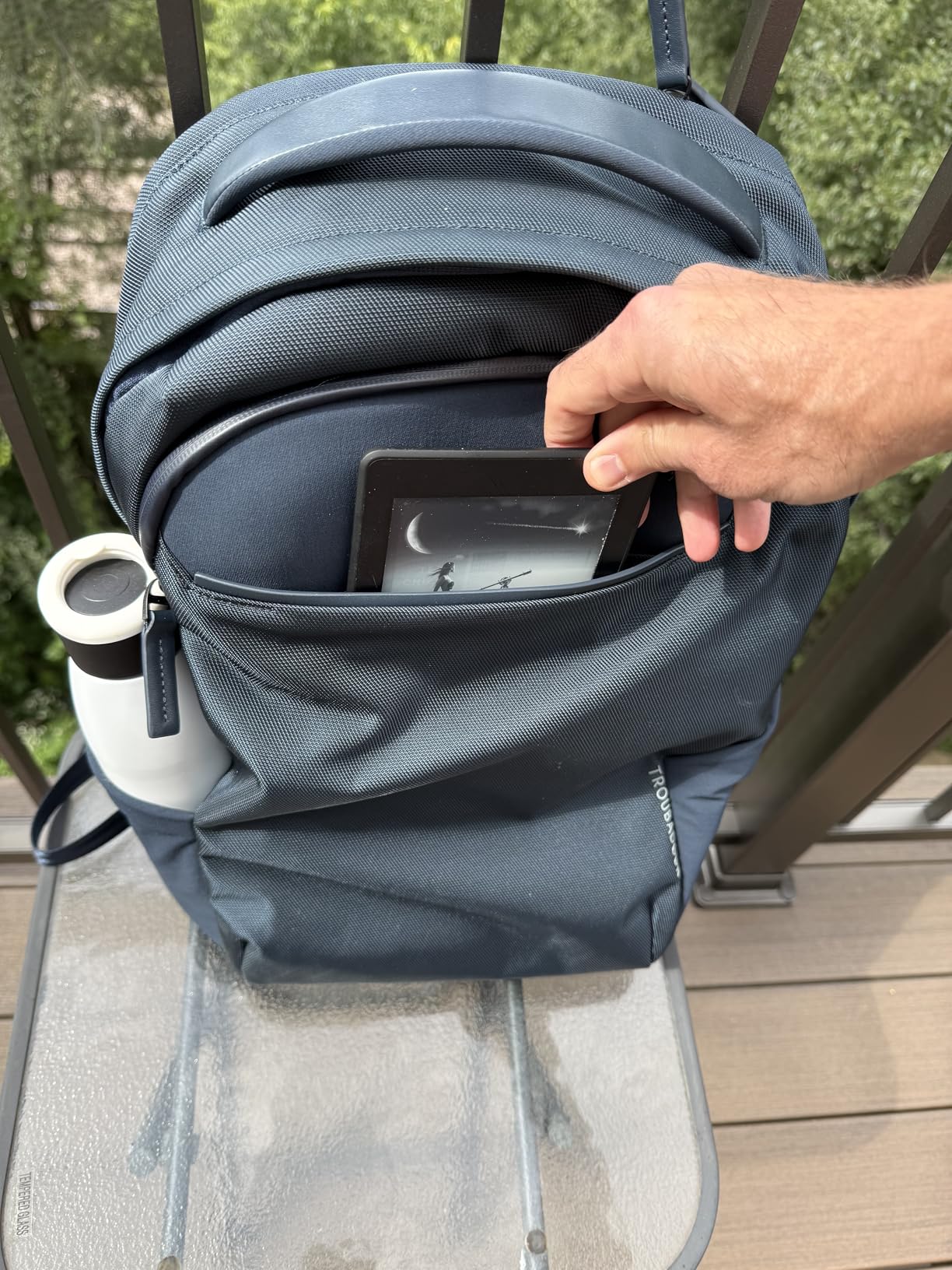Troubadour Neo Backpack - 22L Lightweight Laptop Backpack - Ergonomic & Water Resistant - Versatile Style for Work and Travel - Bronzed Olive customer photo 1
