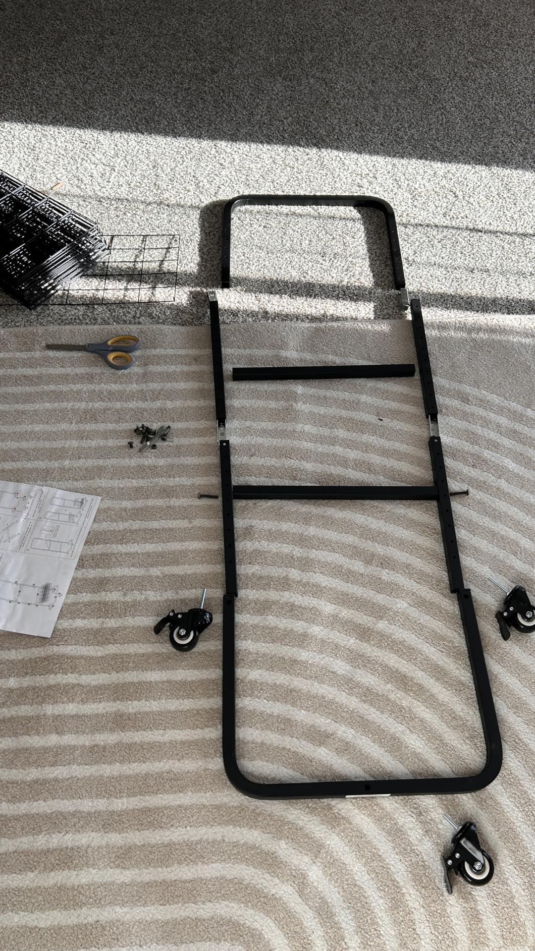 Art Drying Rack with 25 Removable Shelves, Mobile Metal Paint Drying Stand with Lockable Wheels customer photo 1